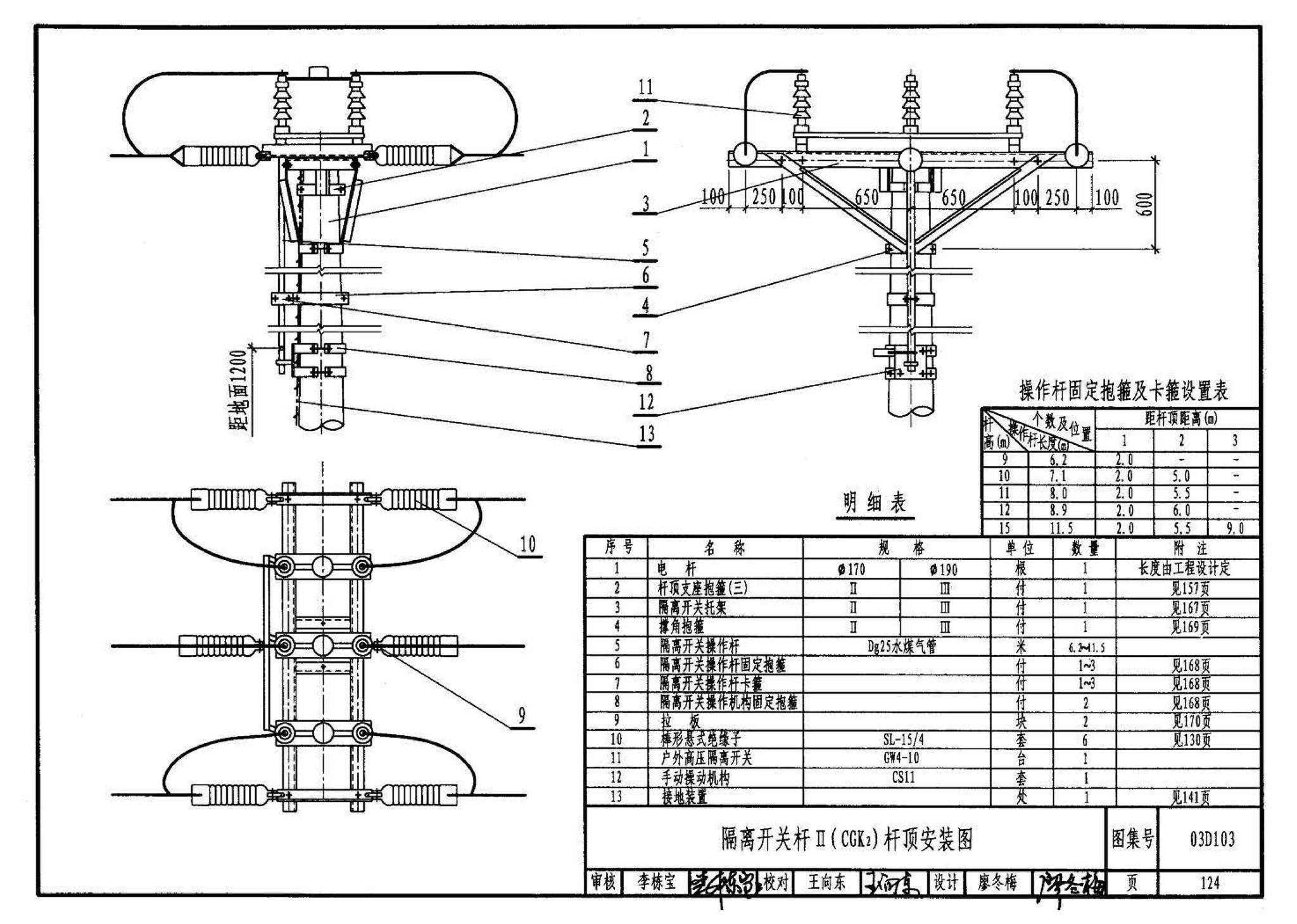 03D103--10kV及以下架空线路安装