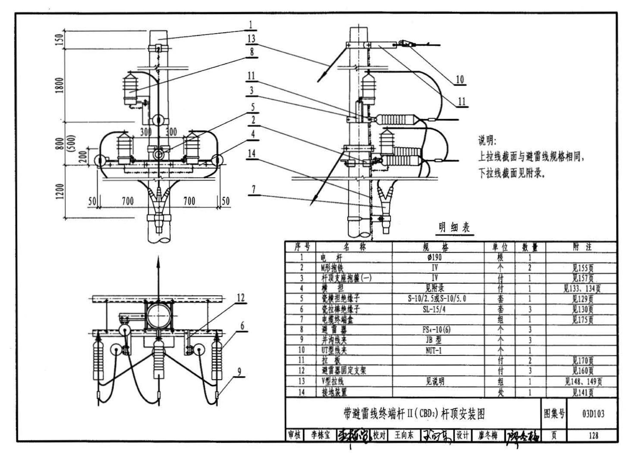 03D103--10kV及以下架空线路安装