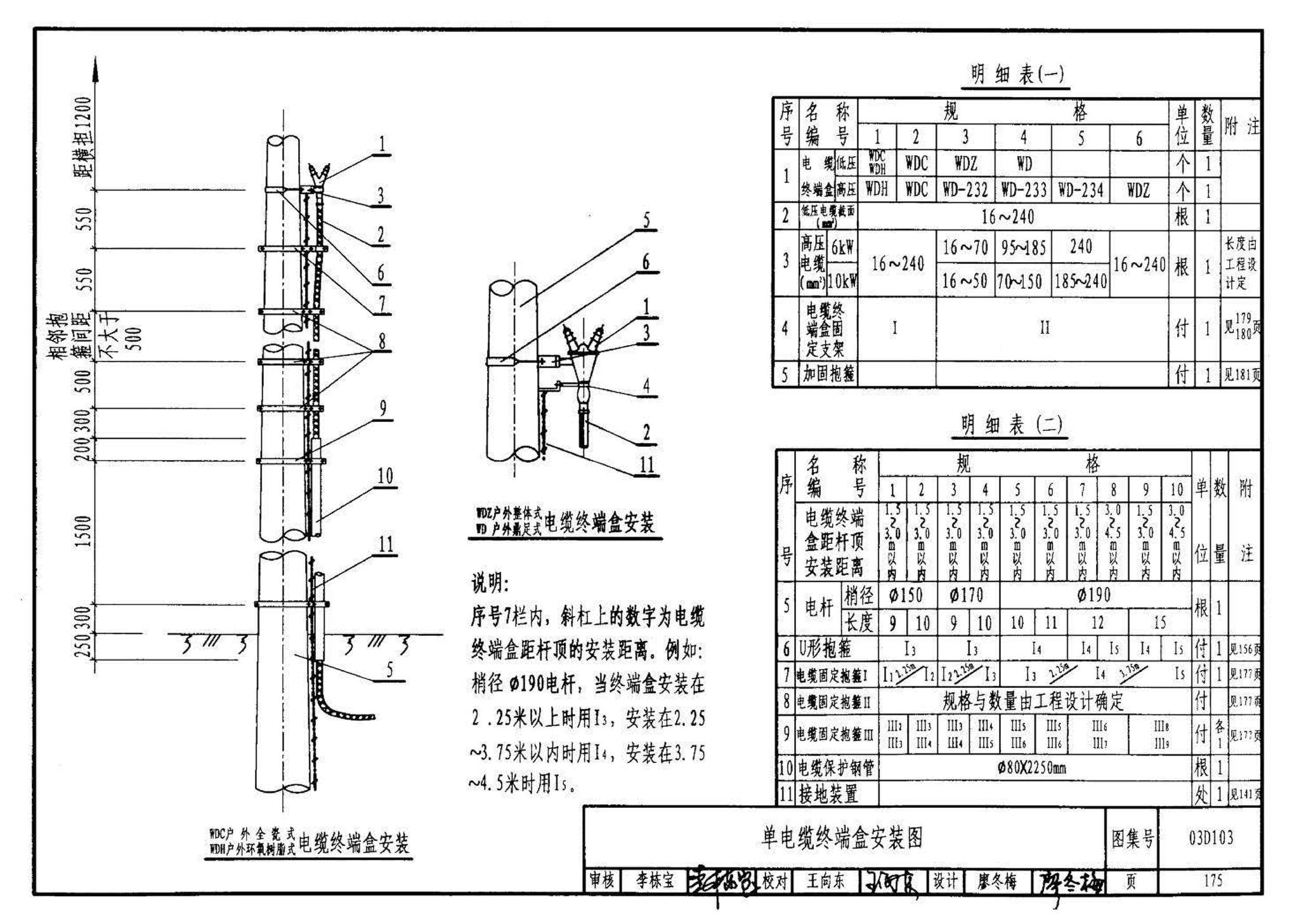 03D103--10kV及以下架空线路安装