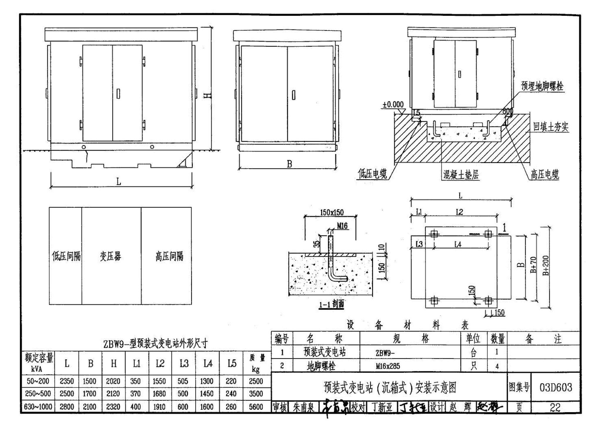 03D603--住宅小区建筑电气设计与施工