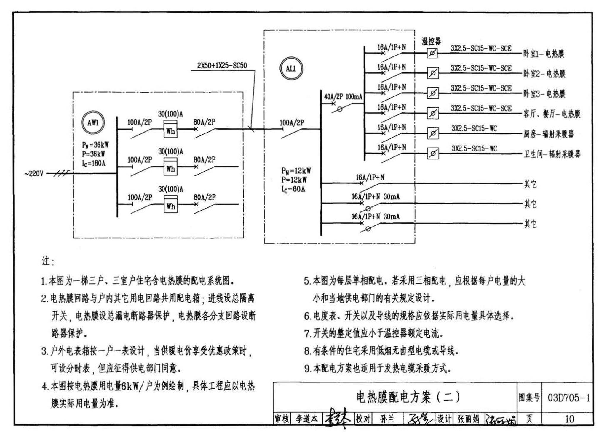 03D705-1--电热采暖、伴热设备安装