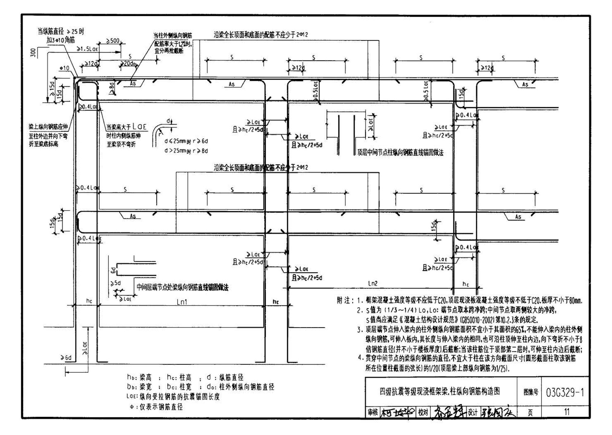 03G329-1--建筑物抗震构造详图（框架、框架-剪力墙、剪力墙、部分框支剪力墙、框架-核心筒、筒中筒、板柱-剪力墙结构）