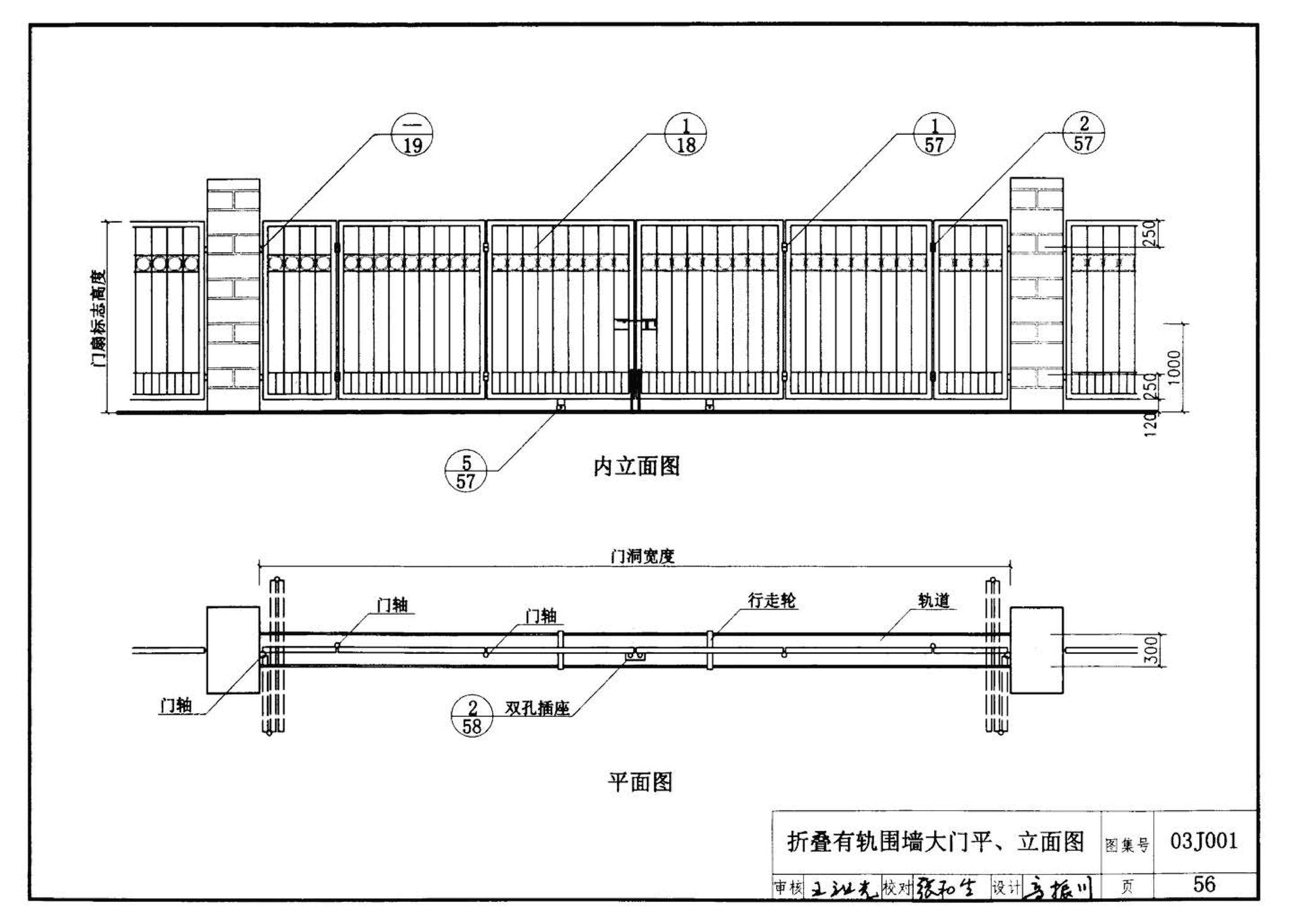 03J001--围墙大门