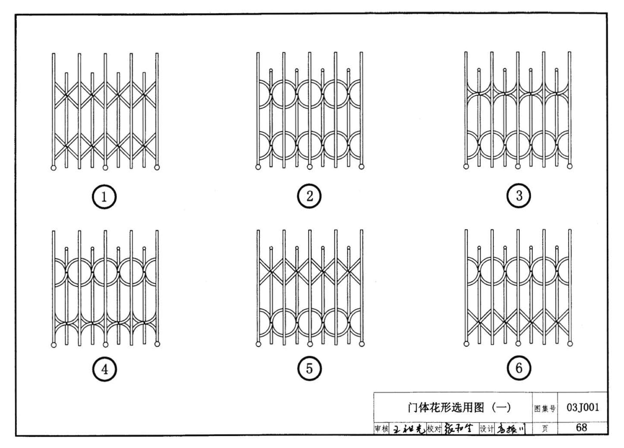 03J001--围墙大门