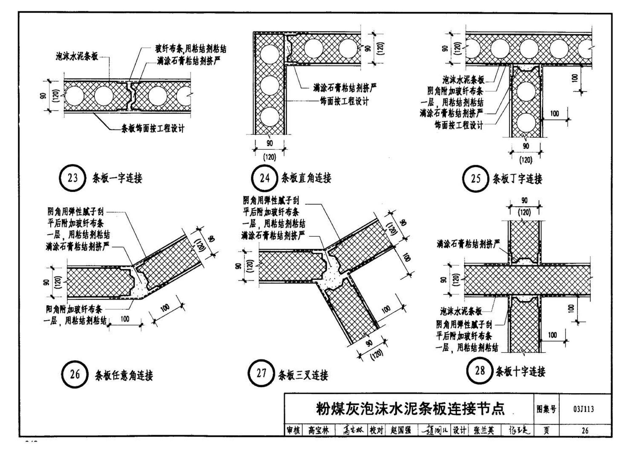 03J113--轻质条板内隔墙