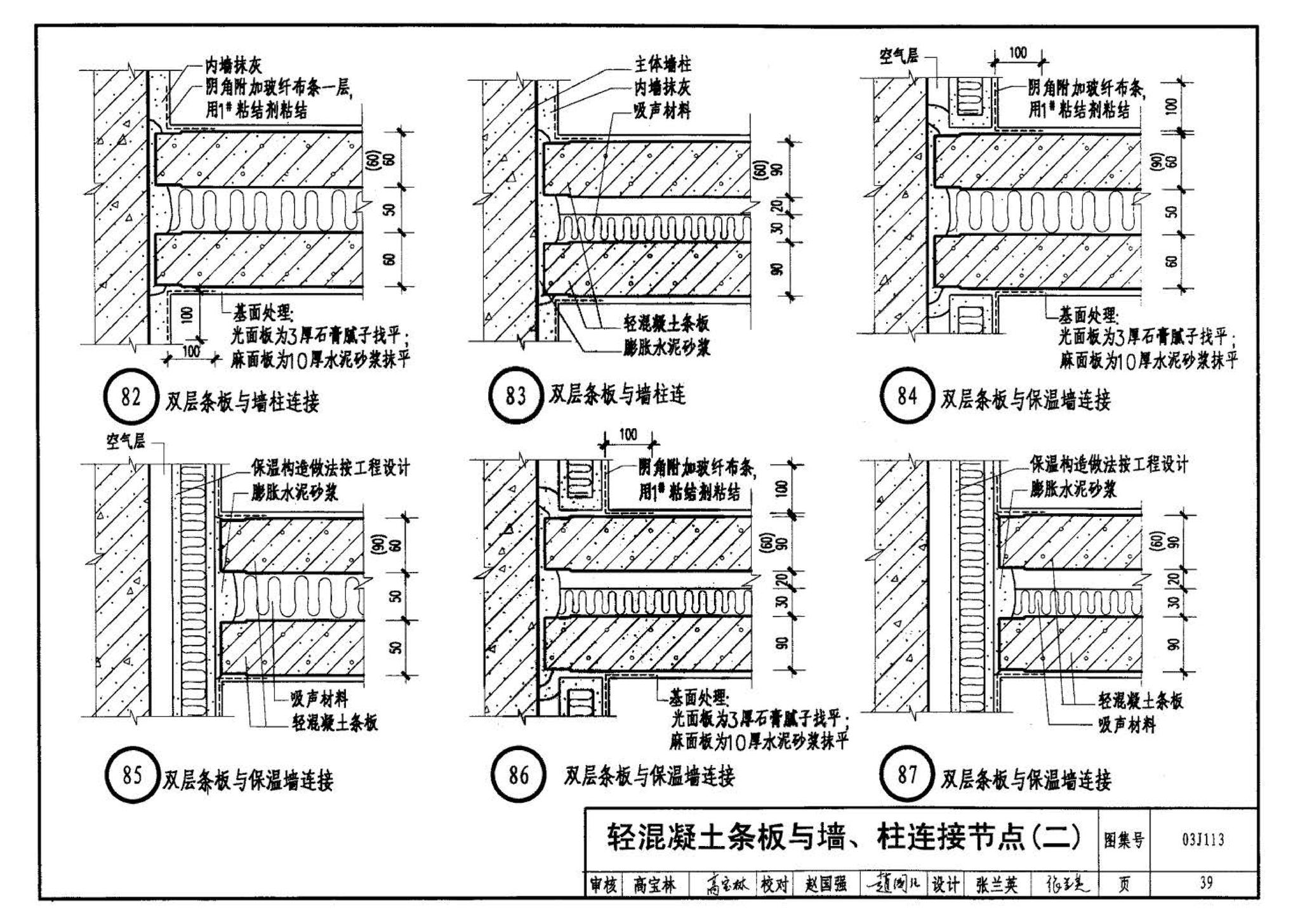 03J113--轻质条板内隔墙