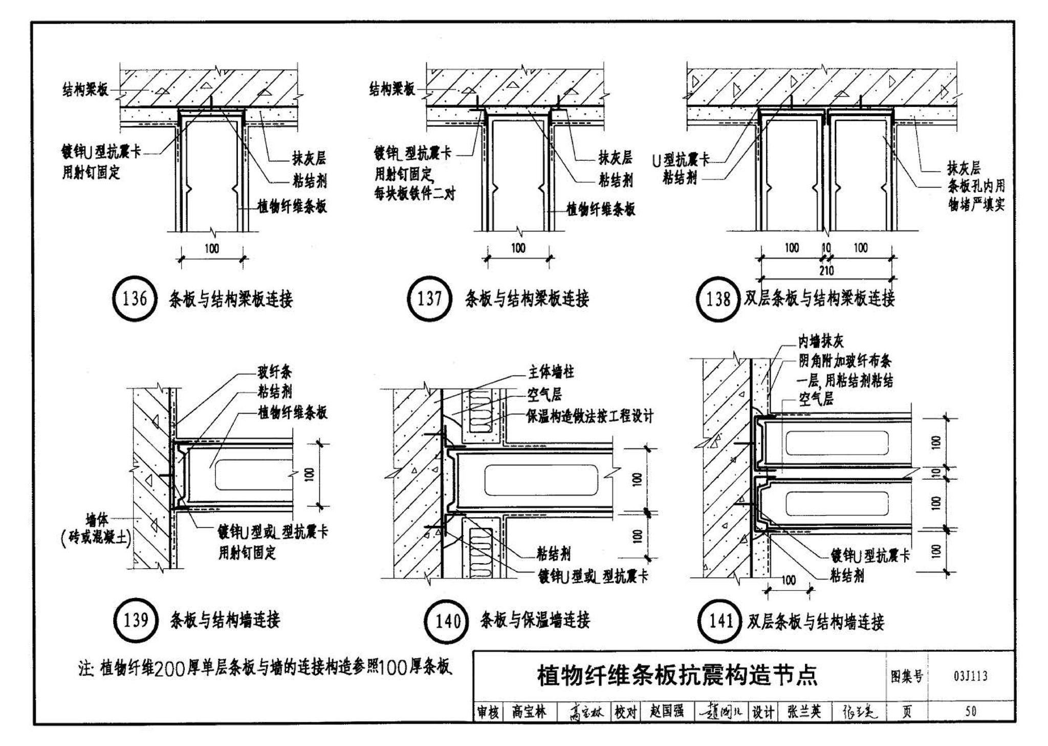 03J113--轻质条板内隔墙