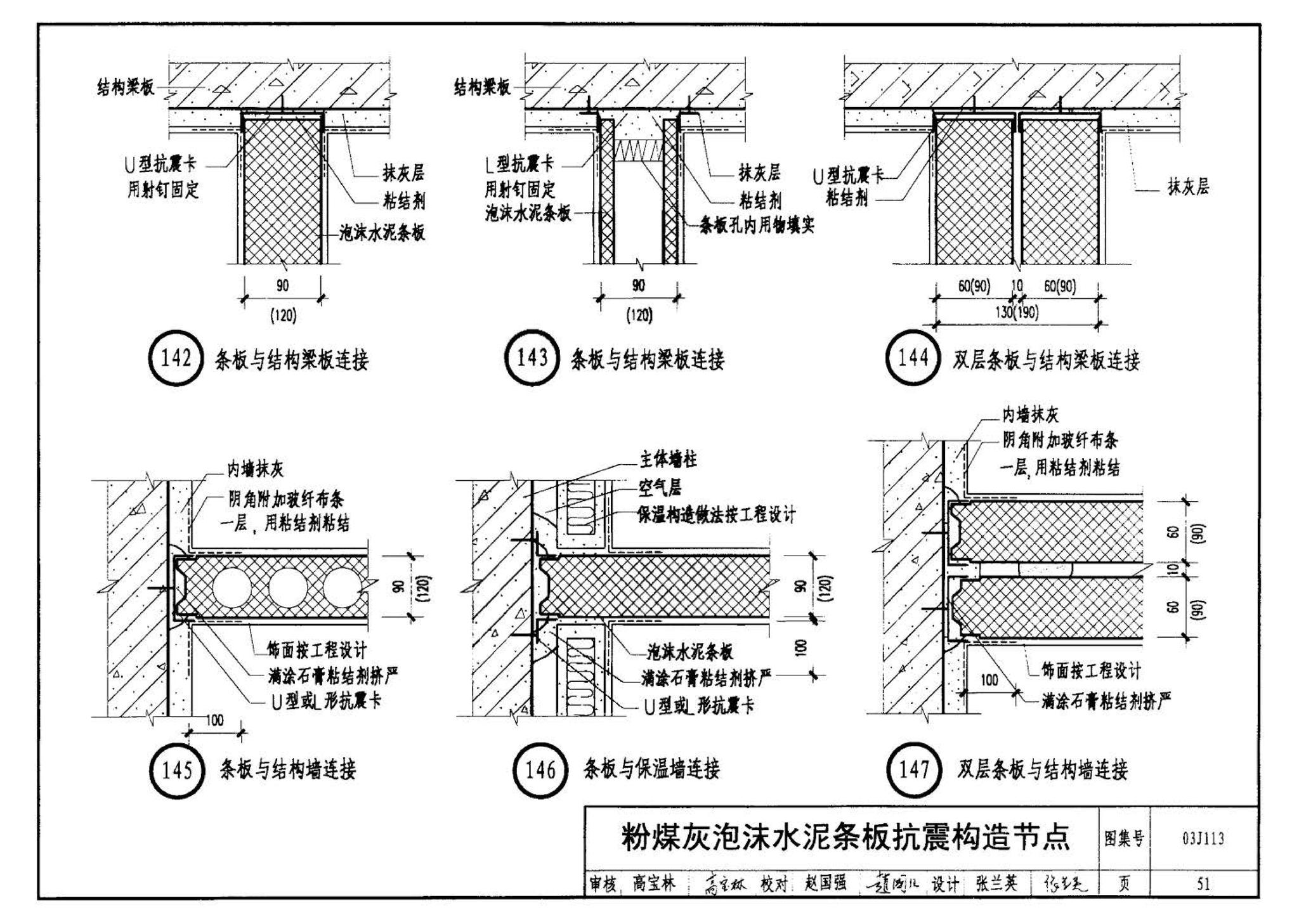 03J113--轻质条板内隔墙