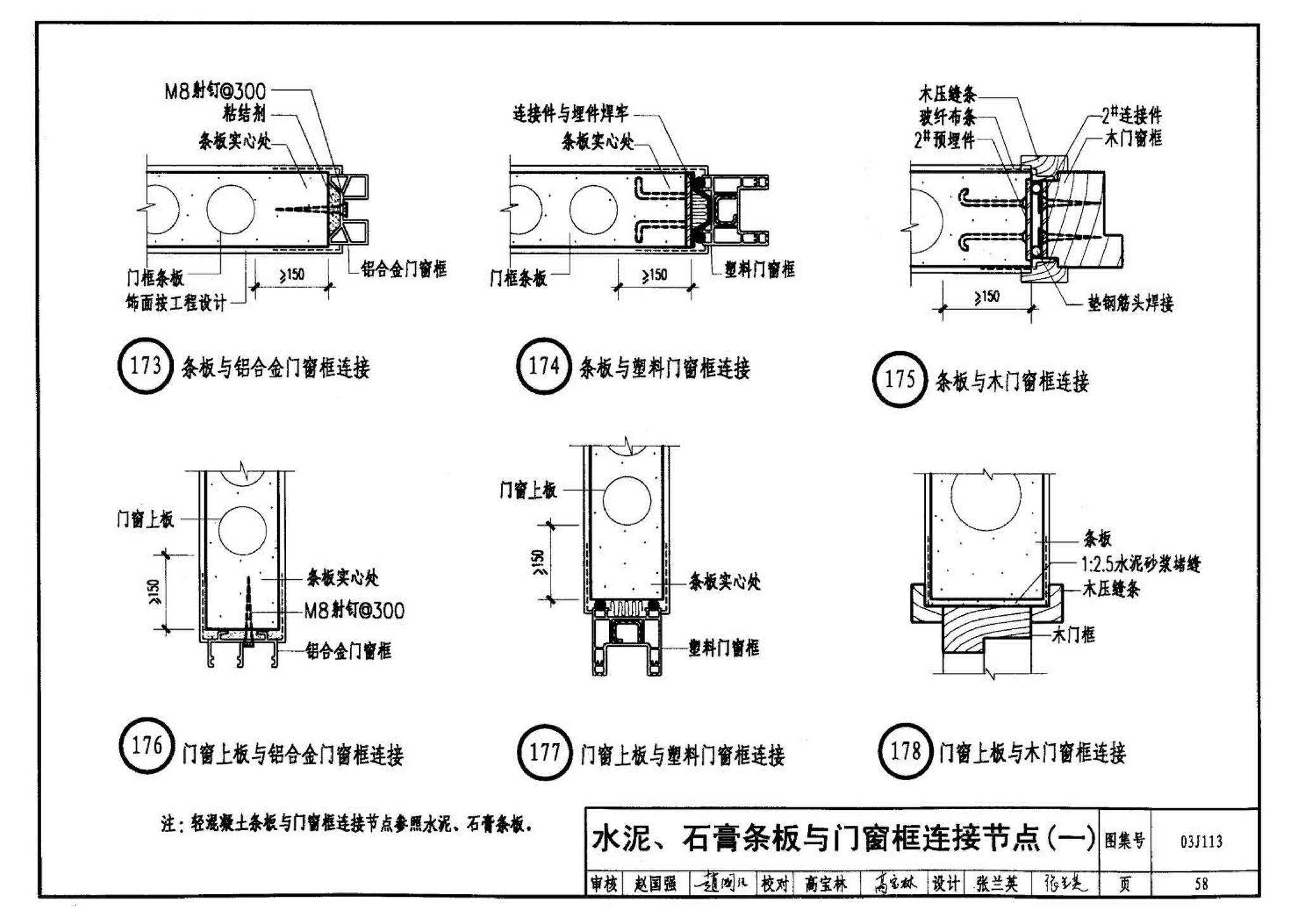 03J113--轻质条板内隔墙