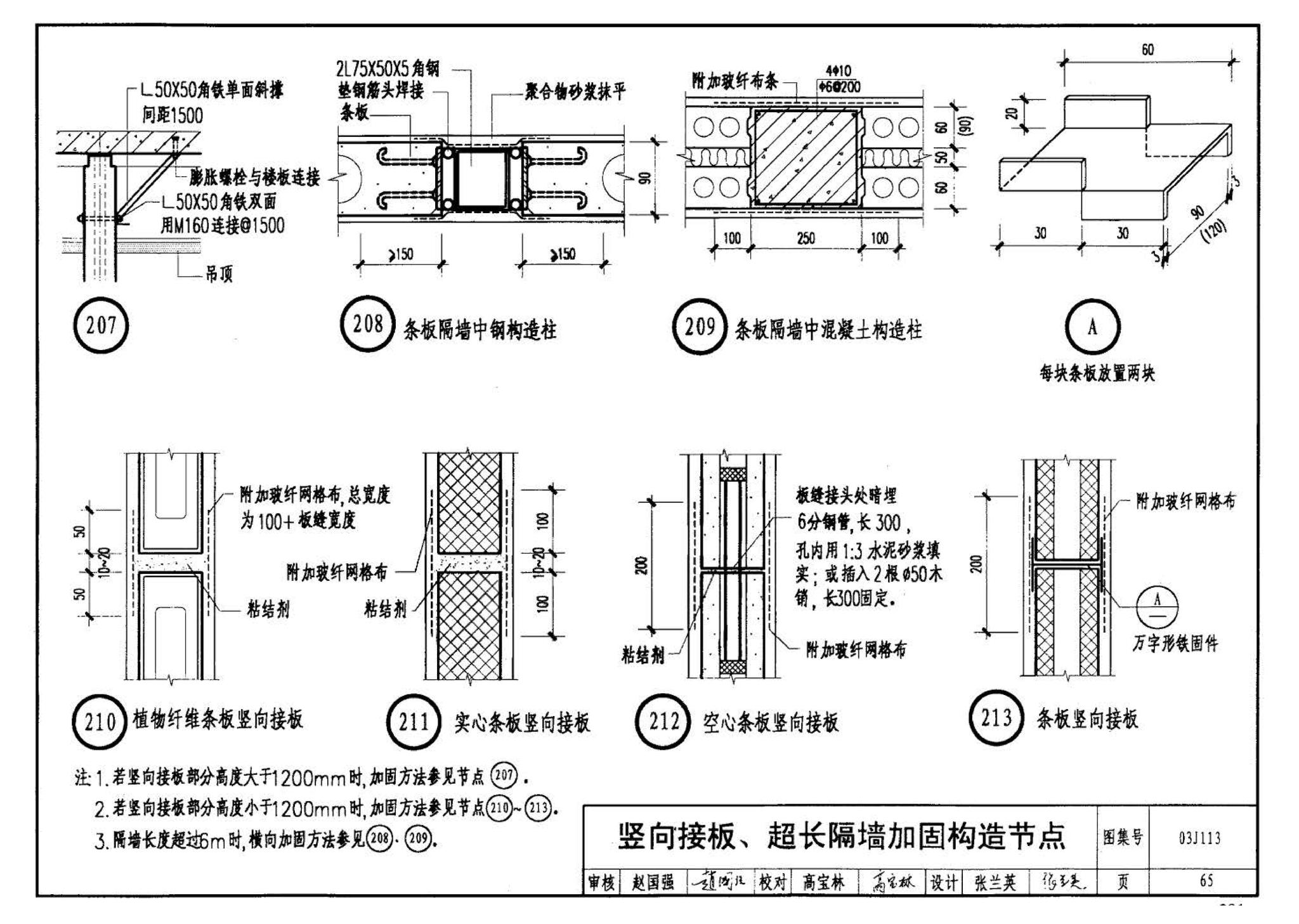 03J113--轻质条板内隔墙