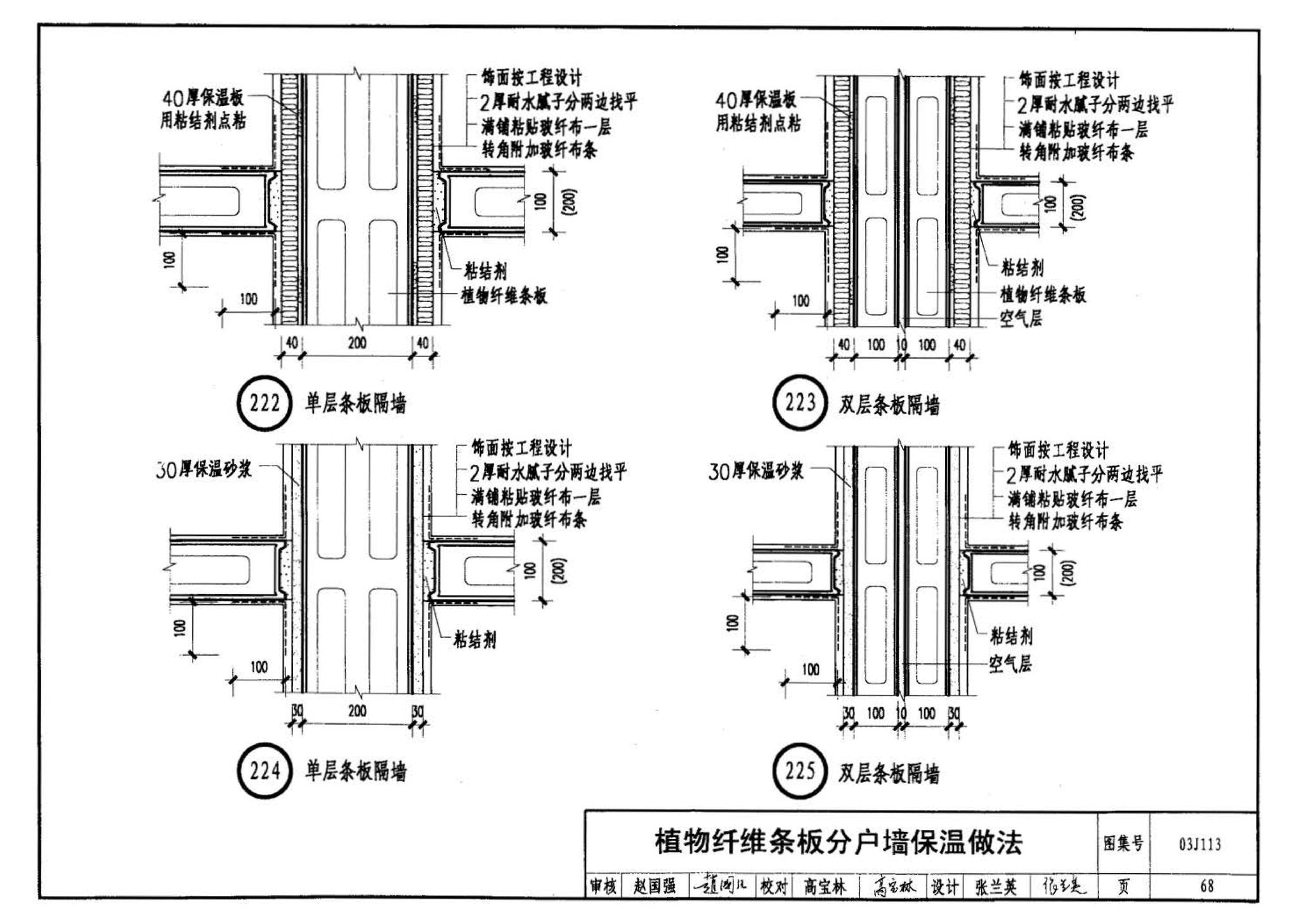 03J113--轻质条板内隔墙