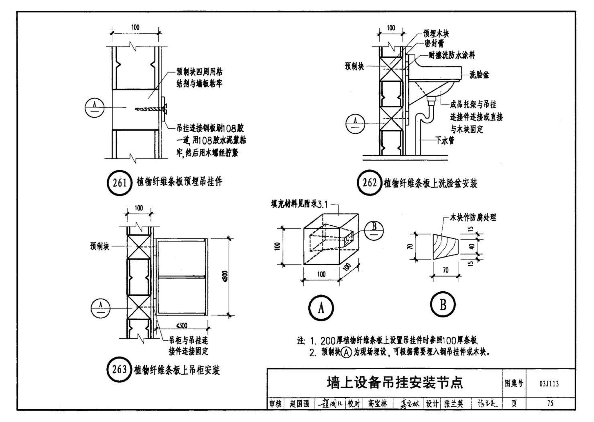 03J113--轻质条板内隔墙