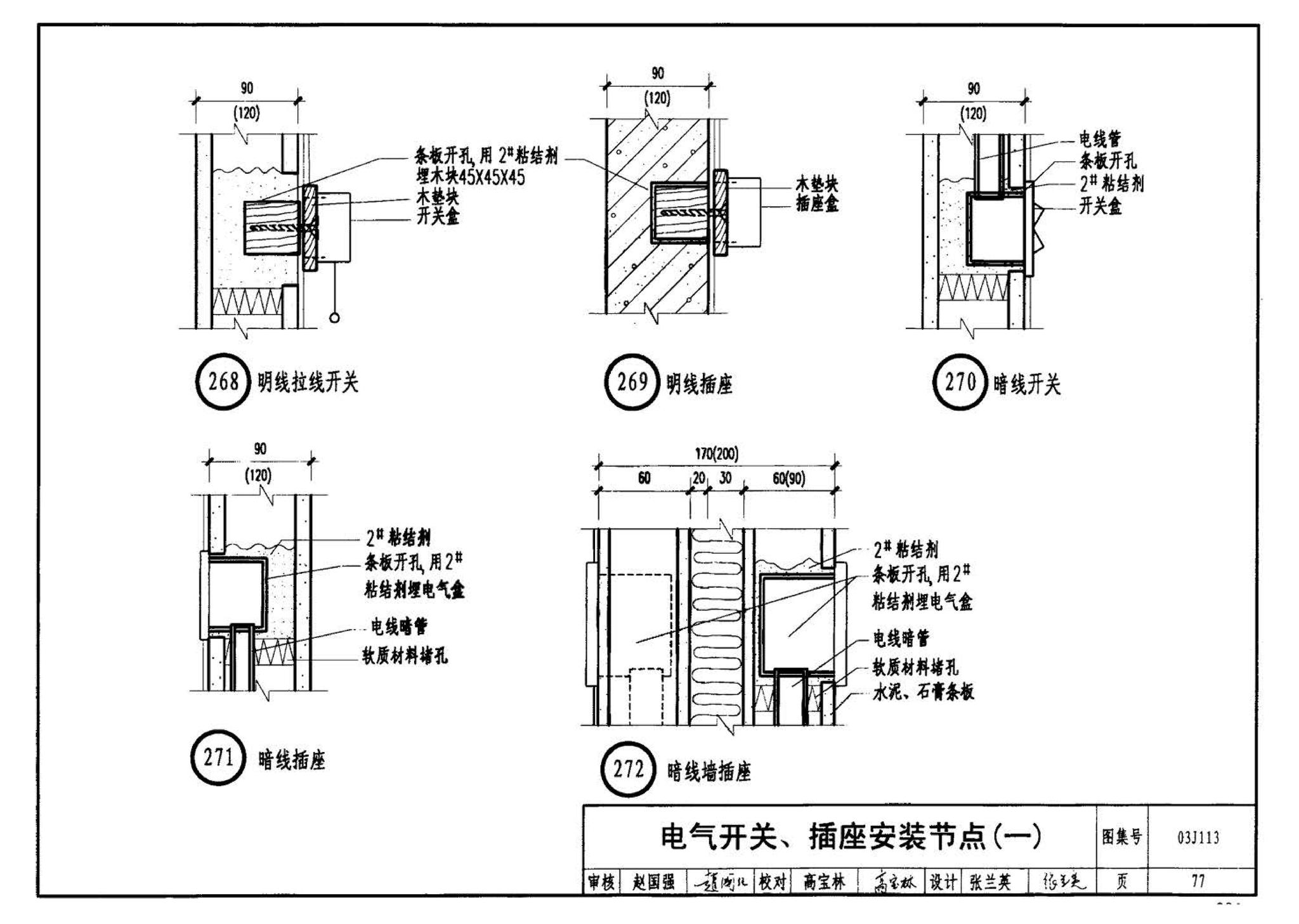 03J113--轻质条板内隔墙