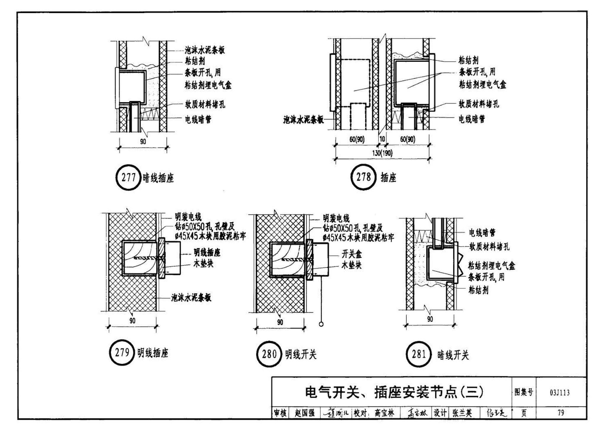 03J113--轻质条板内隔墙