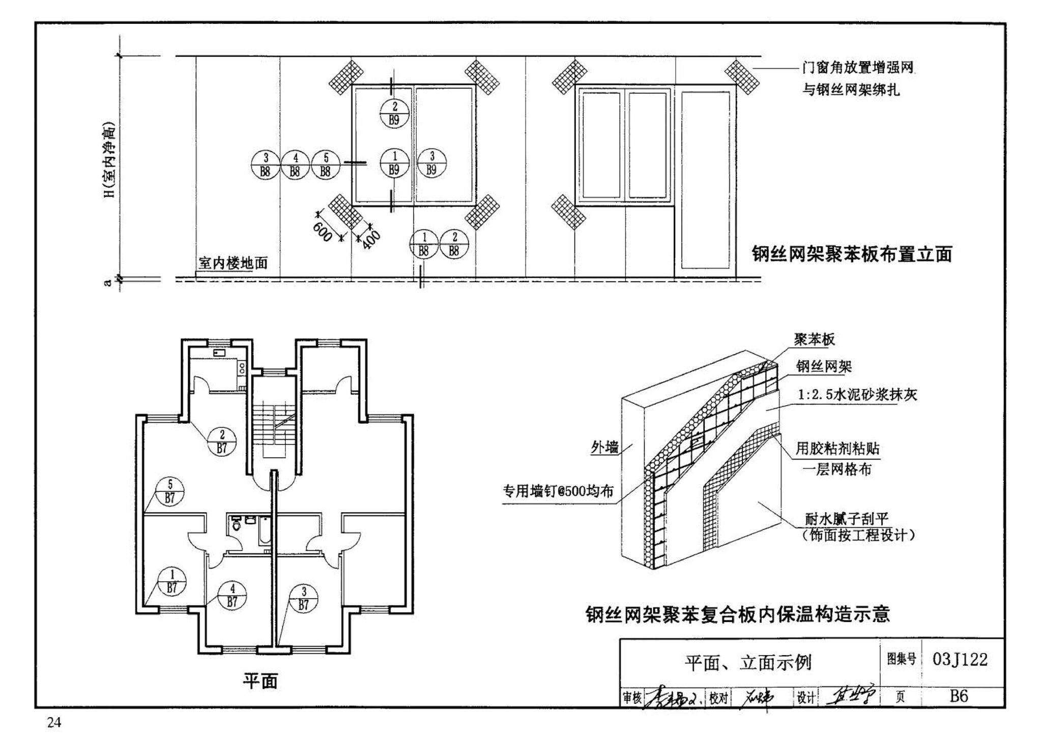 03J122--外墙内保温建筑构造