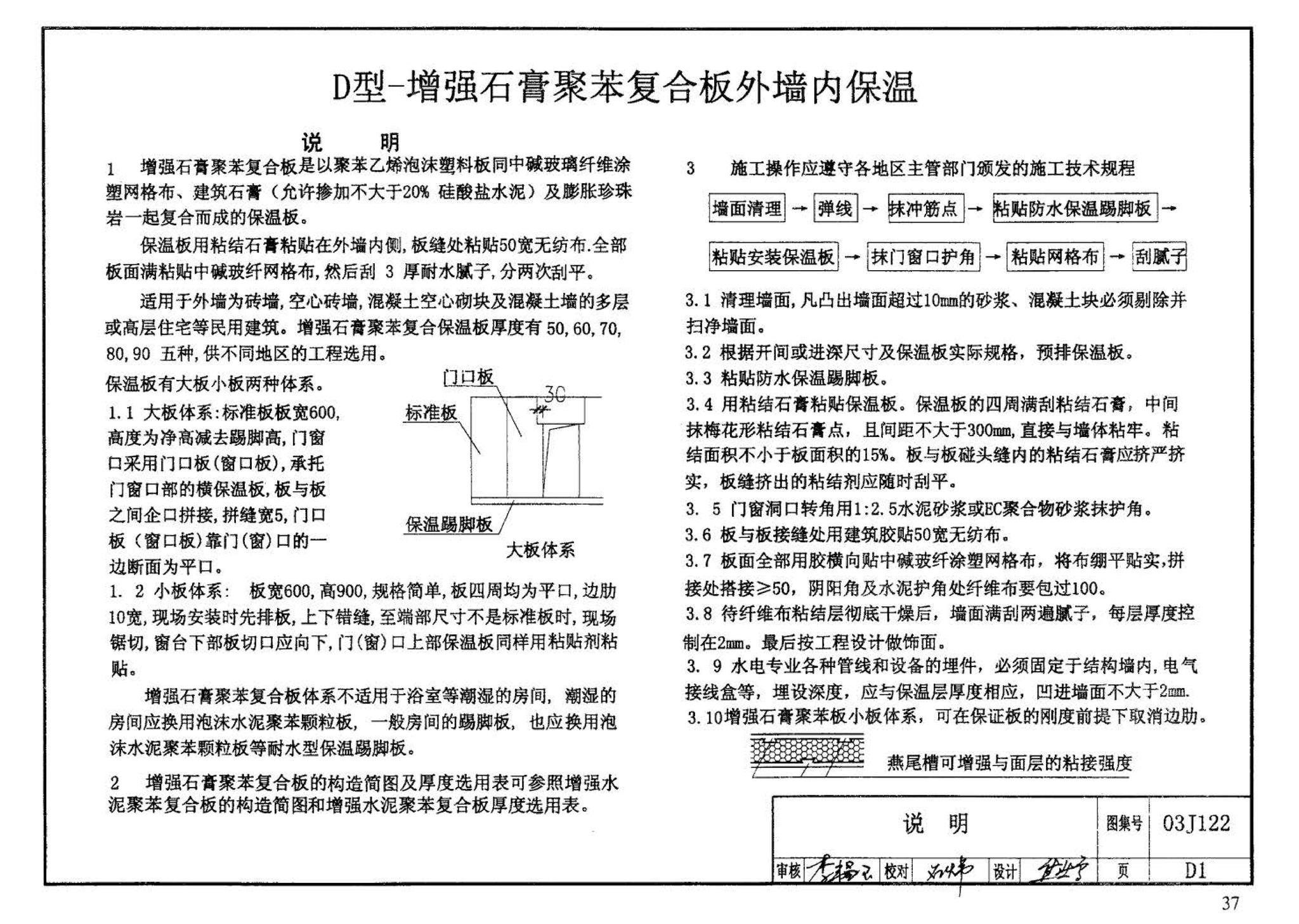 03J122--外墙内保温建筑构造