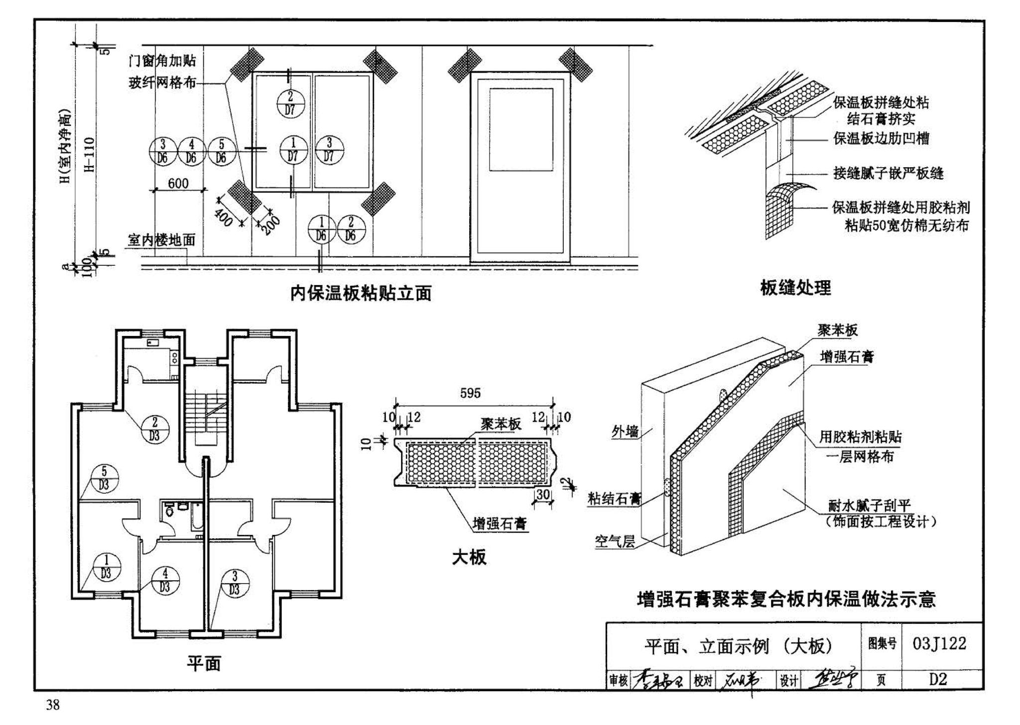 03J122--外墙内保温建筑构造