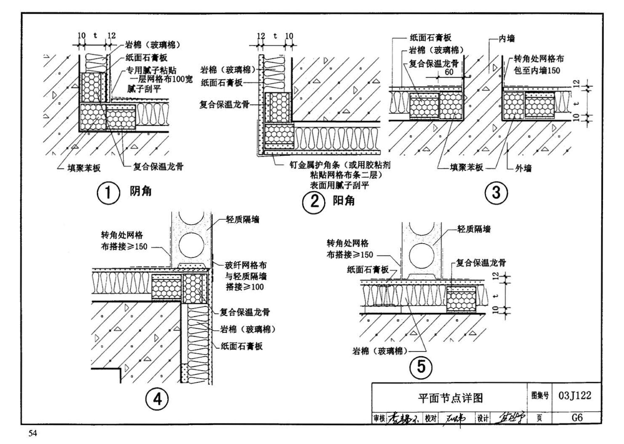 03J122--外墙内保温建筑构造