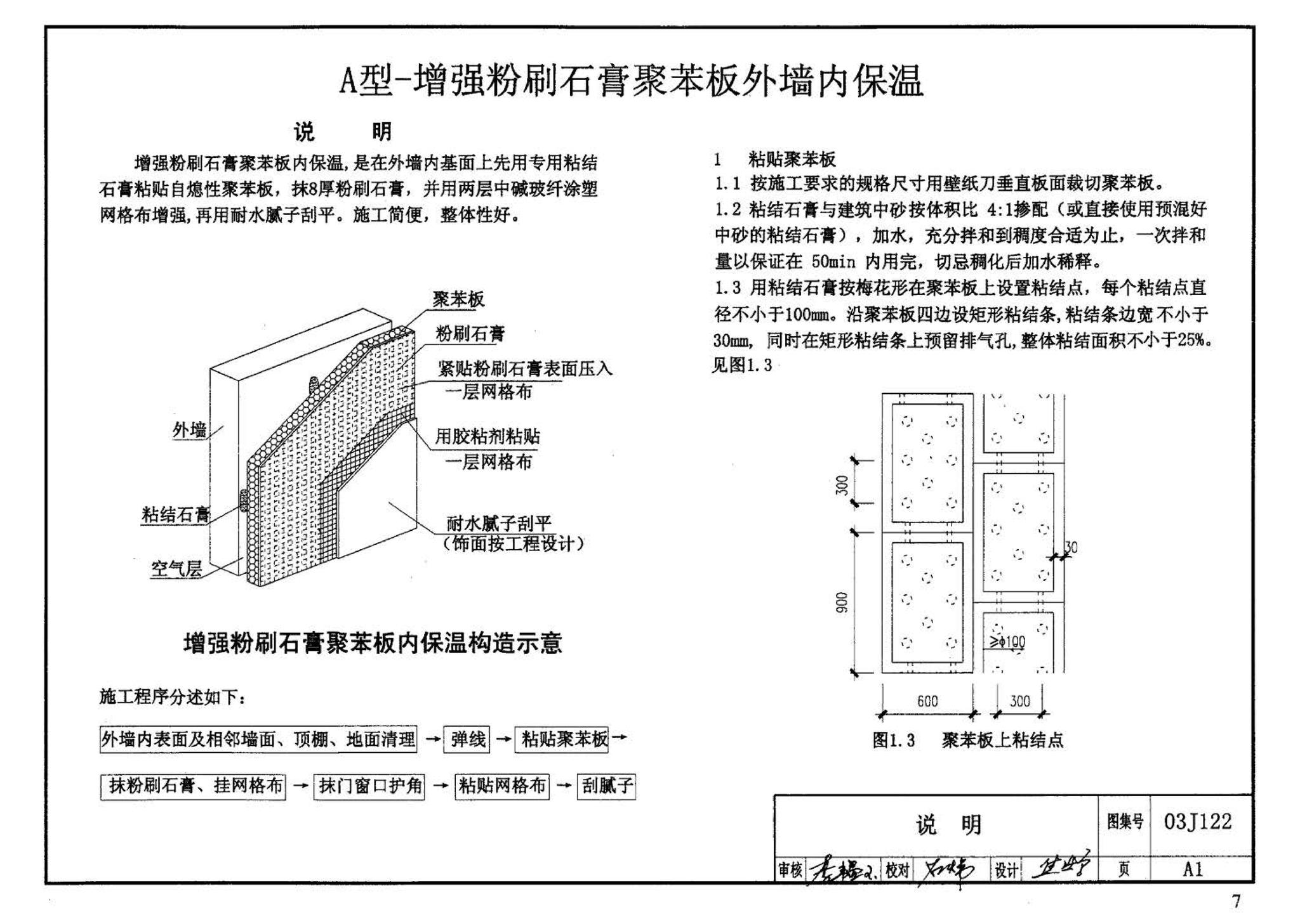 03J122--外墙内保温建筑构造