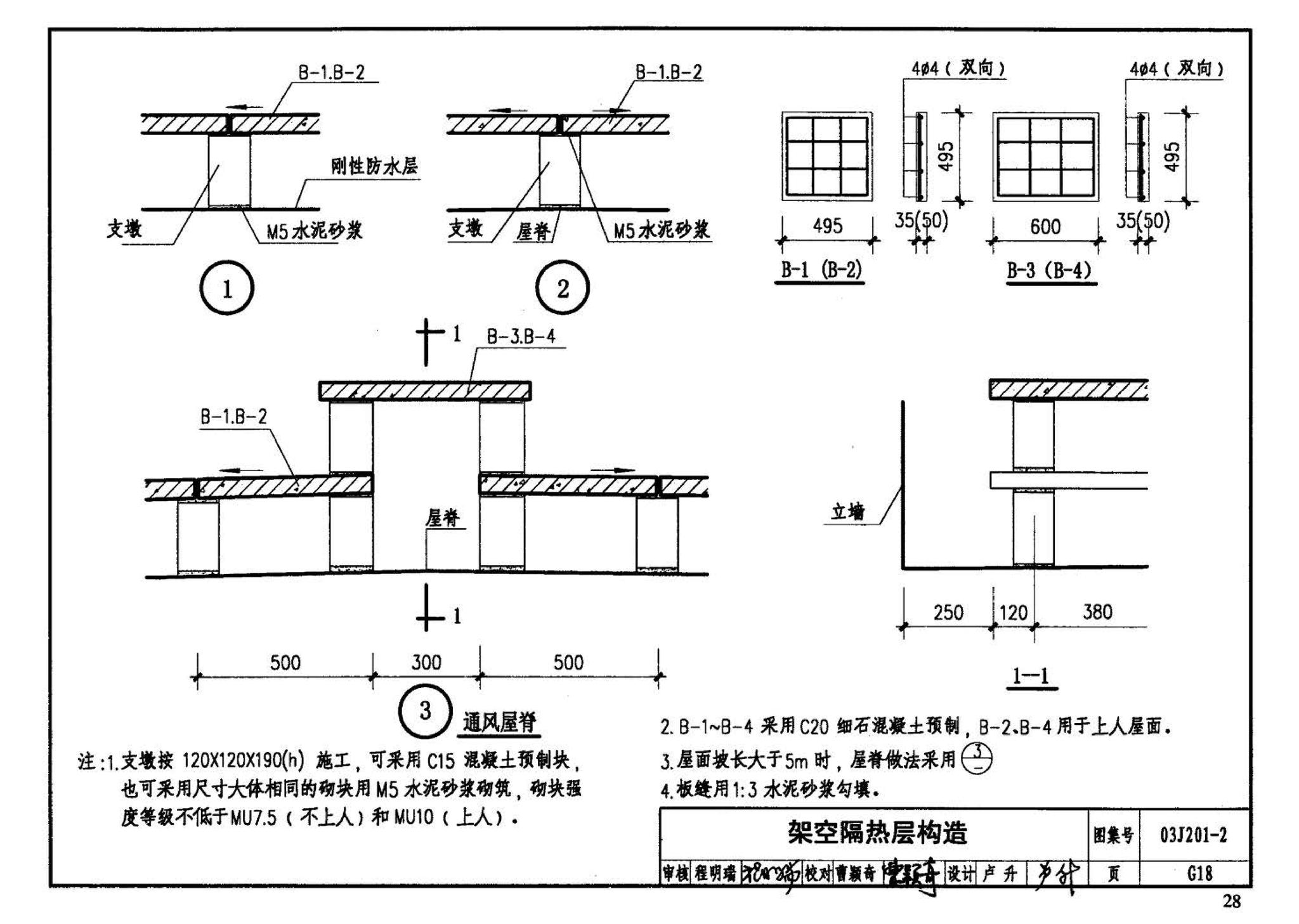 03J201-2--平屋面建筑构造（二）（刚性防水屋面、种植屋面、蓄水屋面）