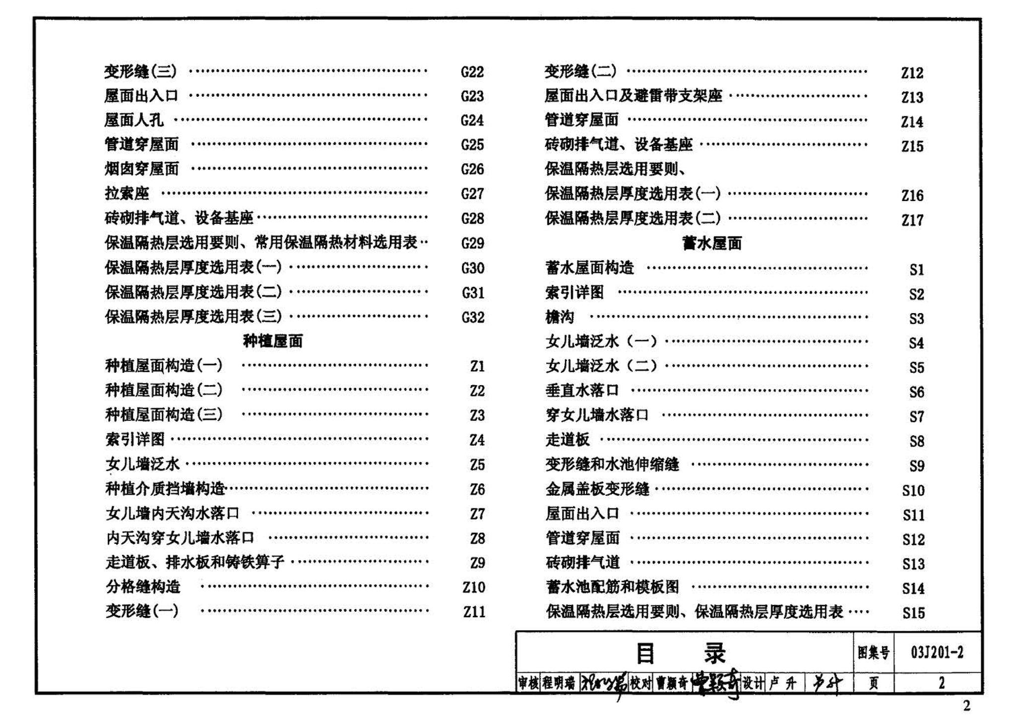 03J201-2--平屋面建筑构造（二）（刚性防水屋面、种植屋面、蓄水屋面）