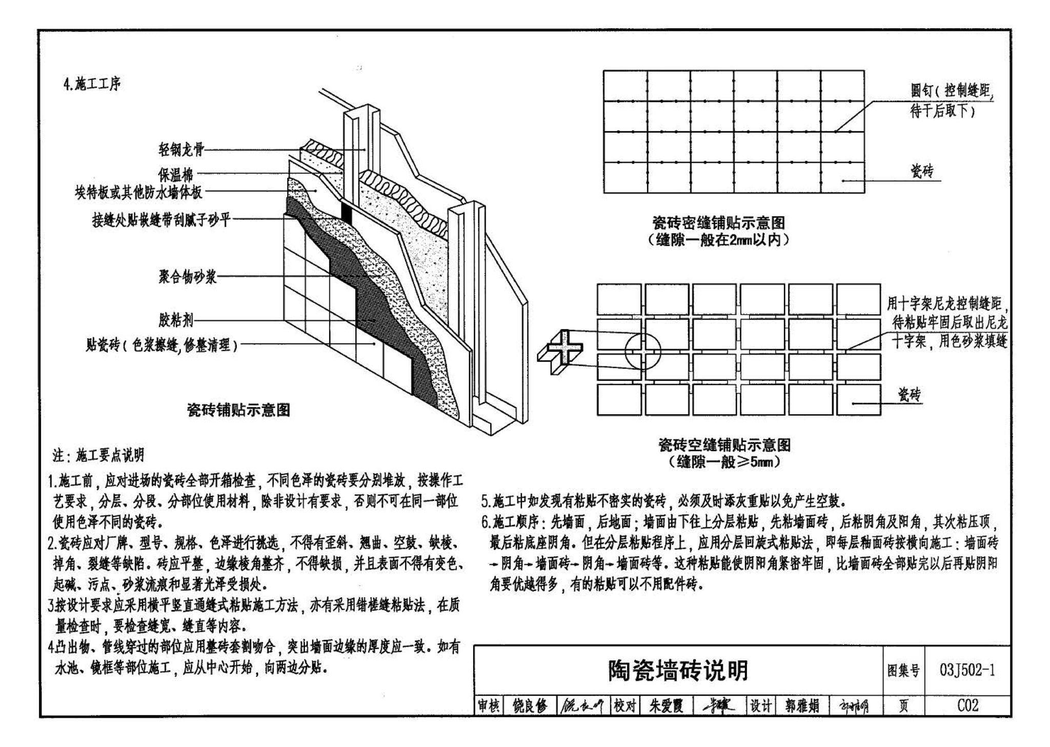 03J502-1--内装修-轻钢龙骨内（隔）墙装修及隔断