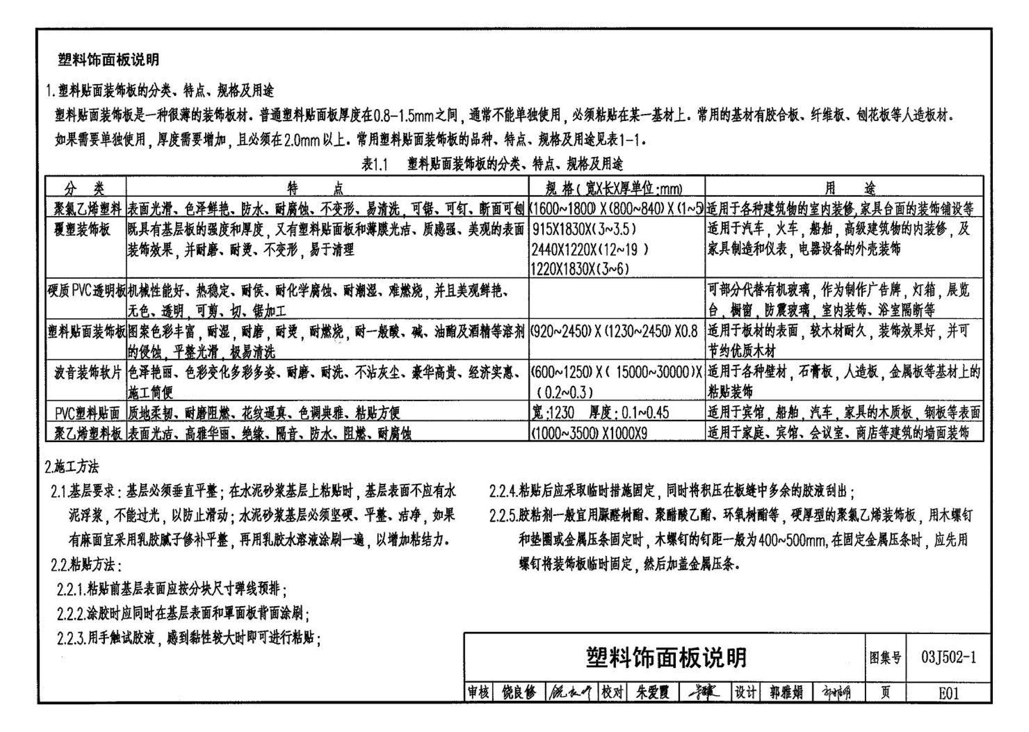 03J502-1--内装修-轻钢龙骨内（隔）墙装修及隔断