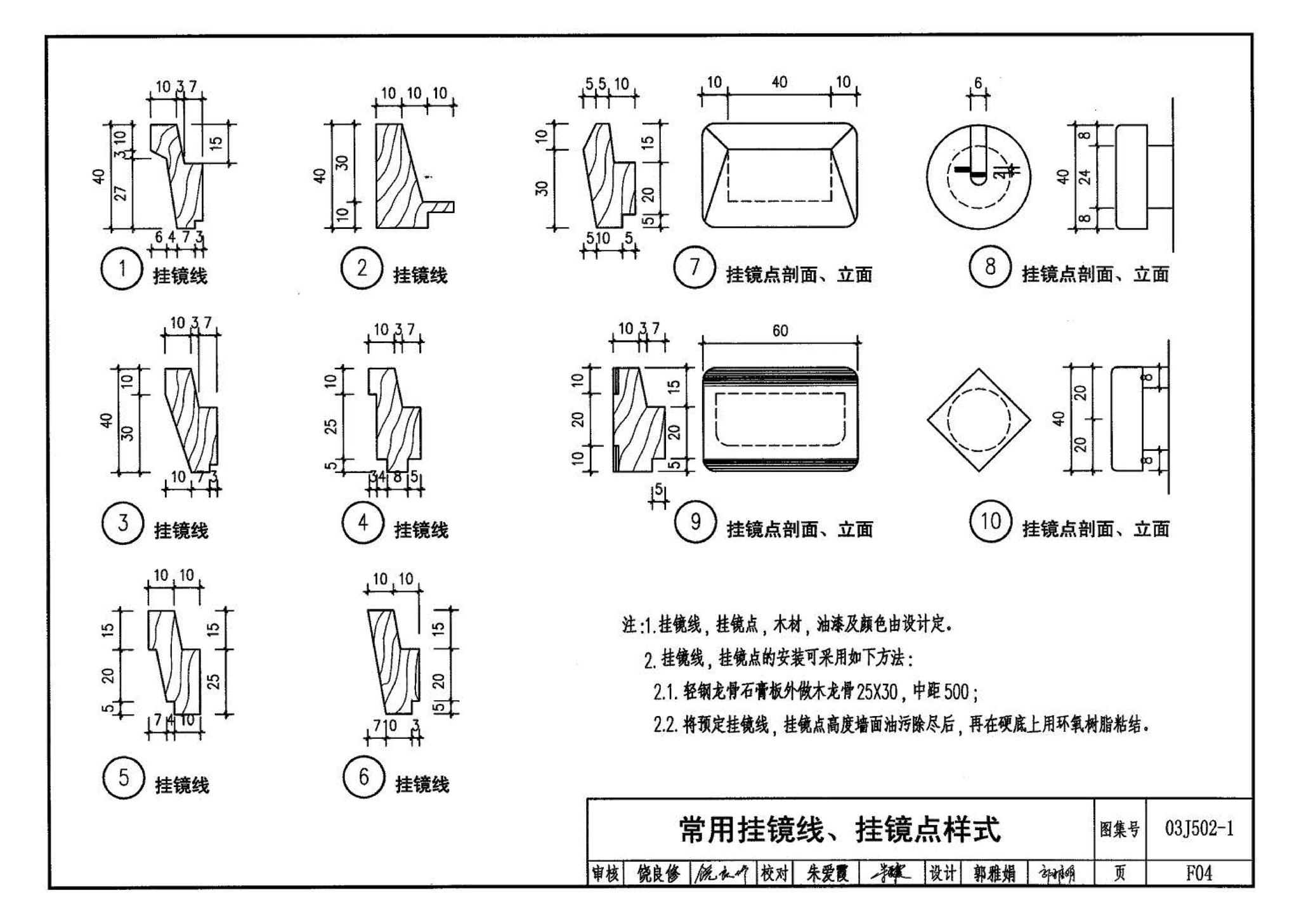 03J502-1--内装修-轻钢龙骨内（隔）墙装修及隔断