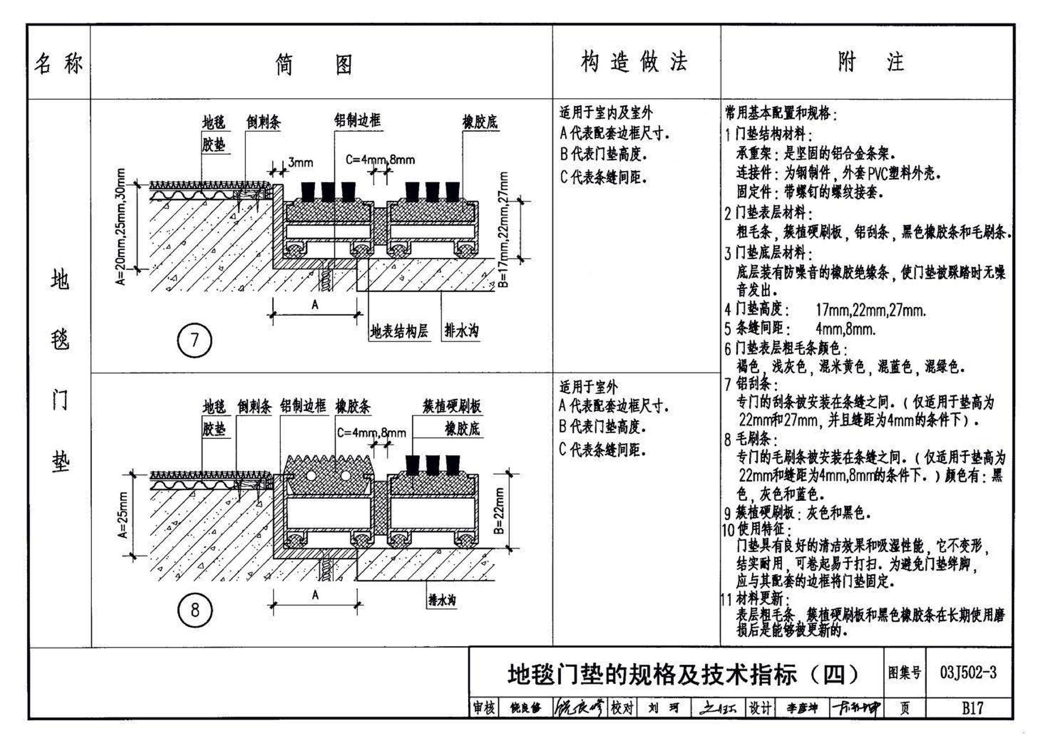 03J502-3--内装修-室内（楼）地面及其它装修构造