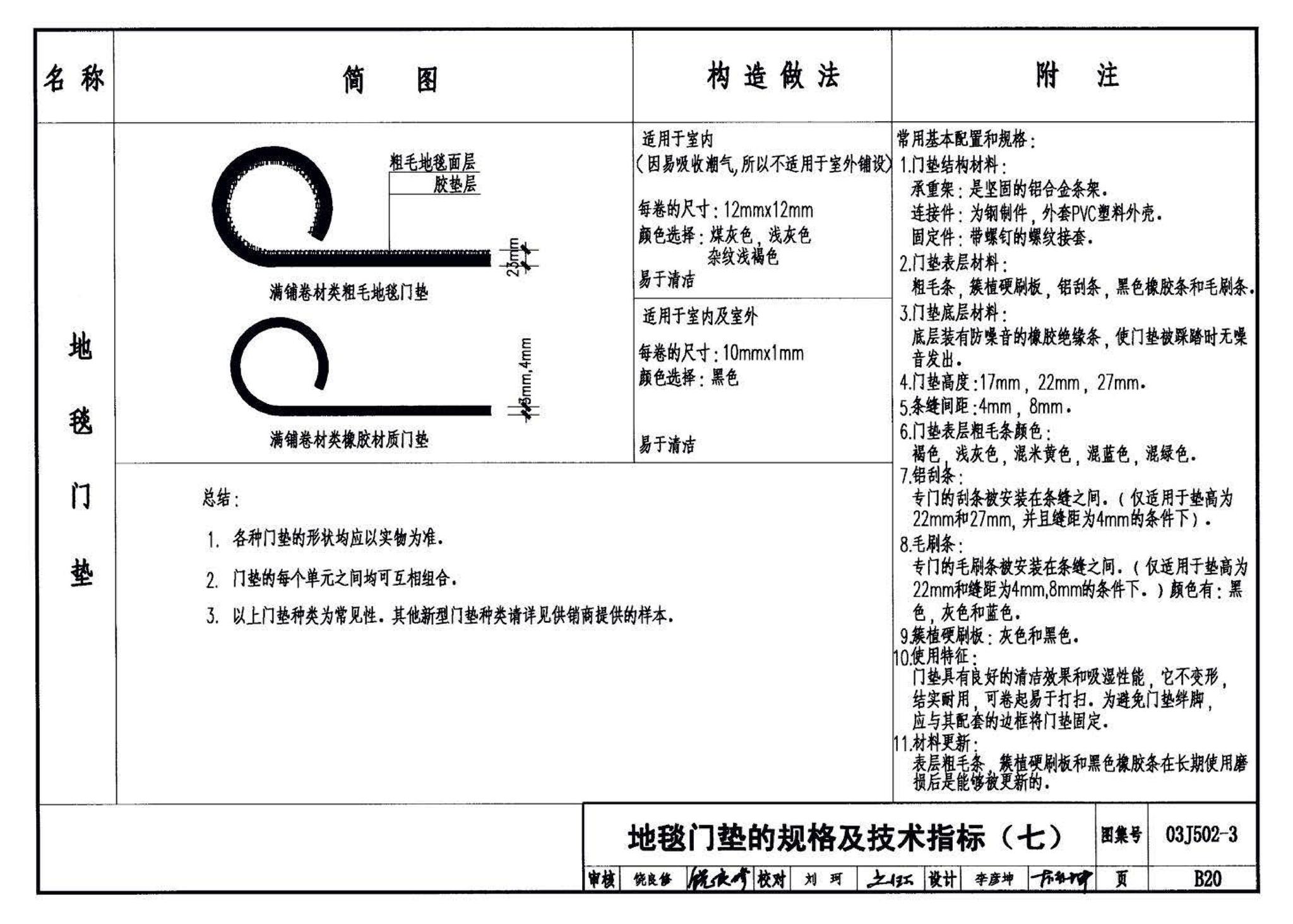 03J502-3--内装修-室内（楼）地面及其它装修构造