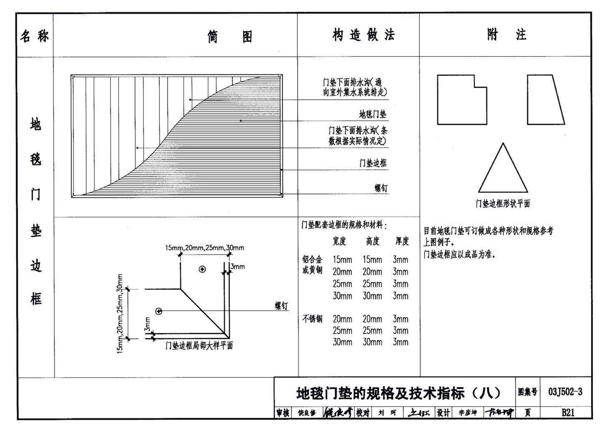 03J502-3--内装修-室内（楼）地面及其它装修构造