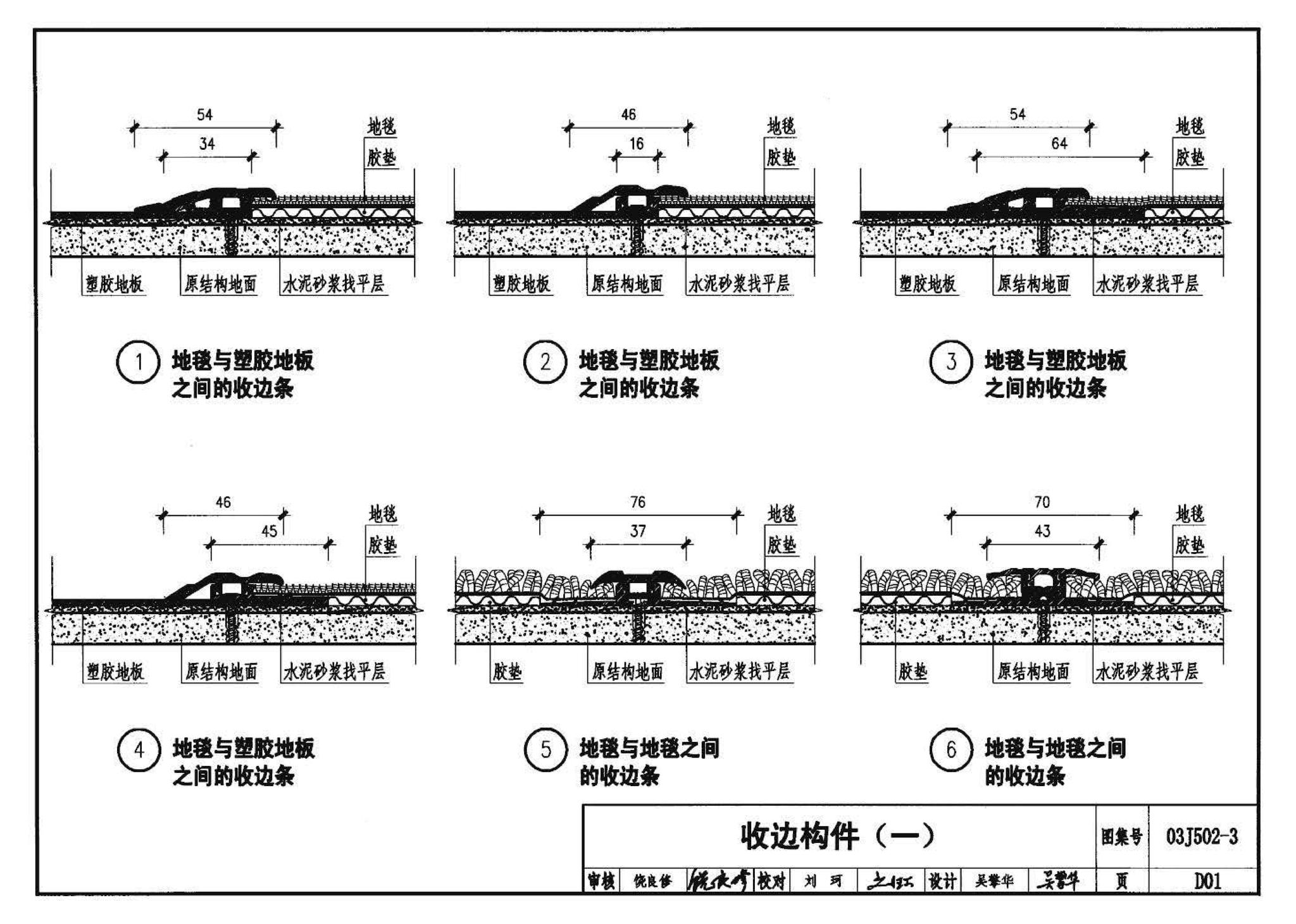 03J502-3--内装修-室内（楼）地面及其它装修构造