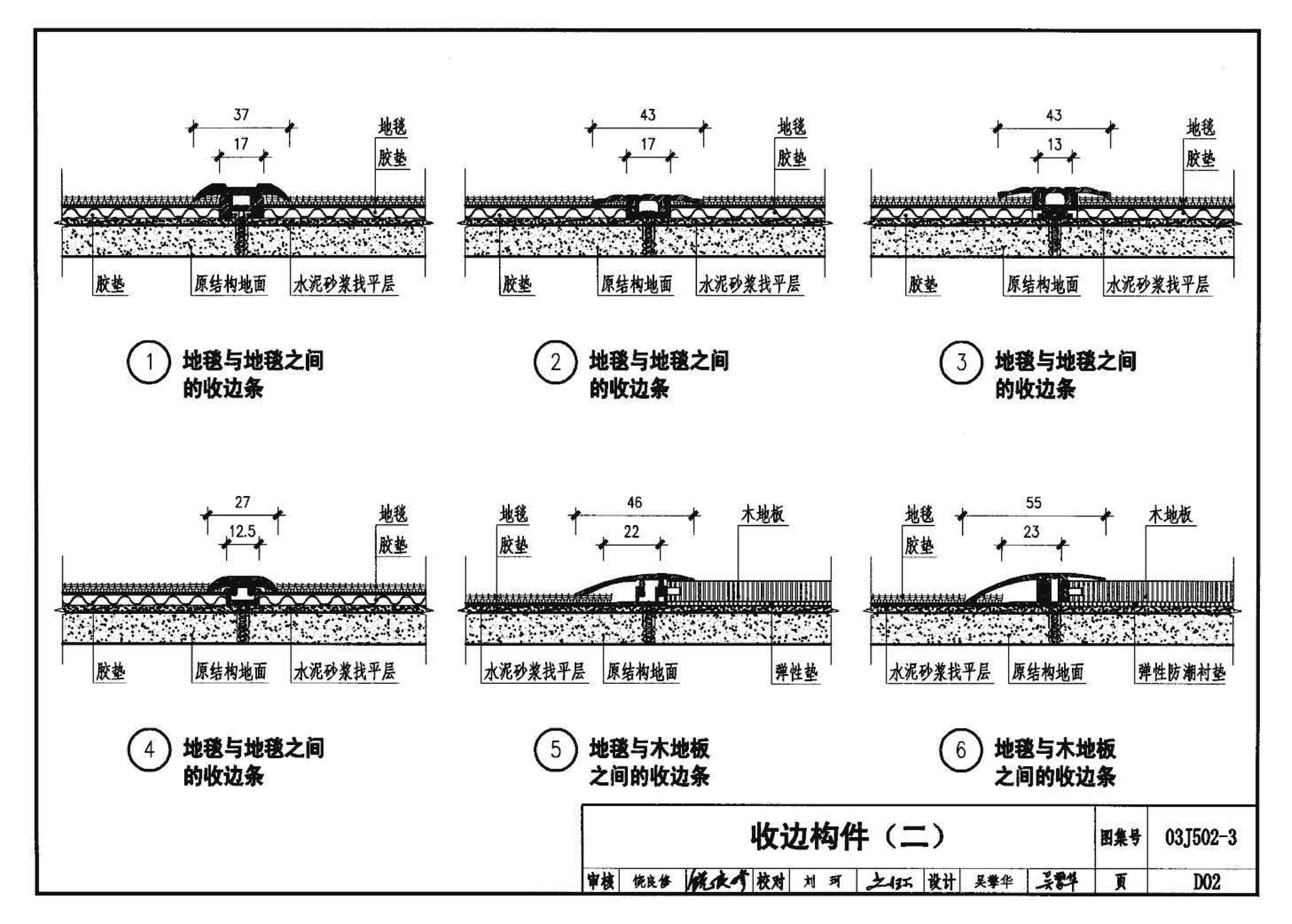 03J502-3--内装修-室内（楼）地面及其它装修构造