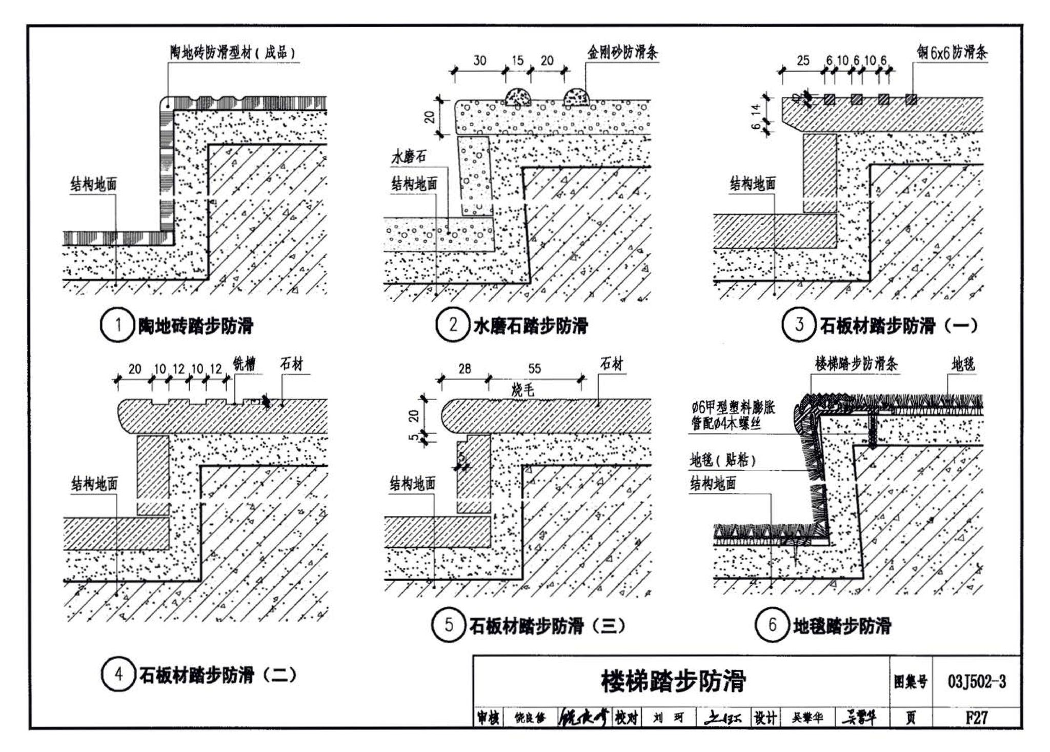 03J502-3--内装修-室内（楼）地面及其它装修构造