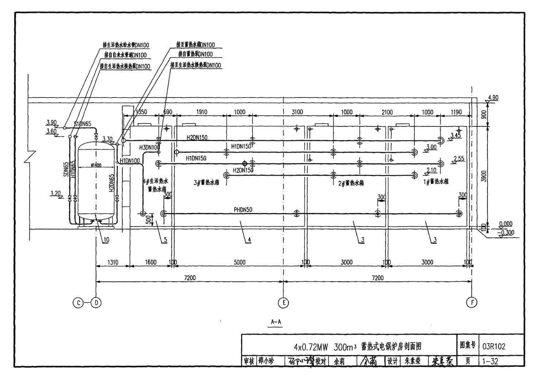 03R102--蓄热式电锅炉房工程设计施工图集