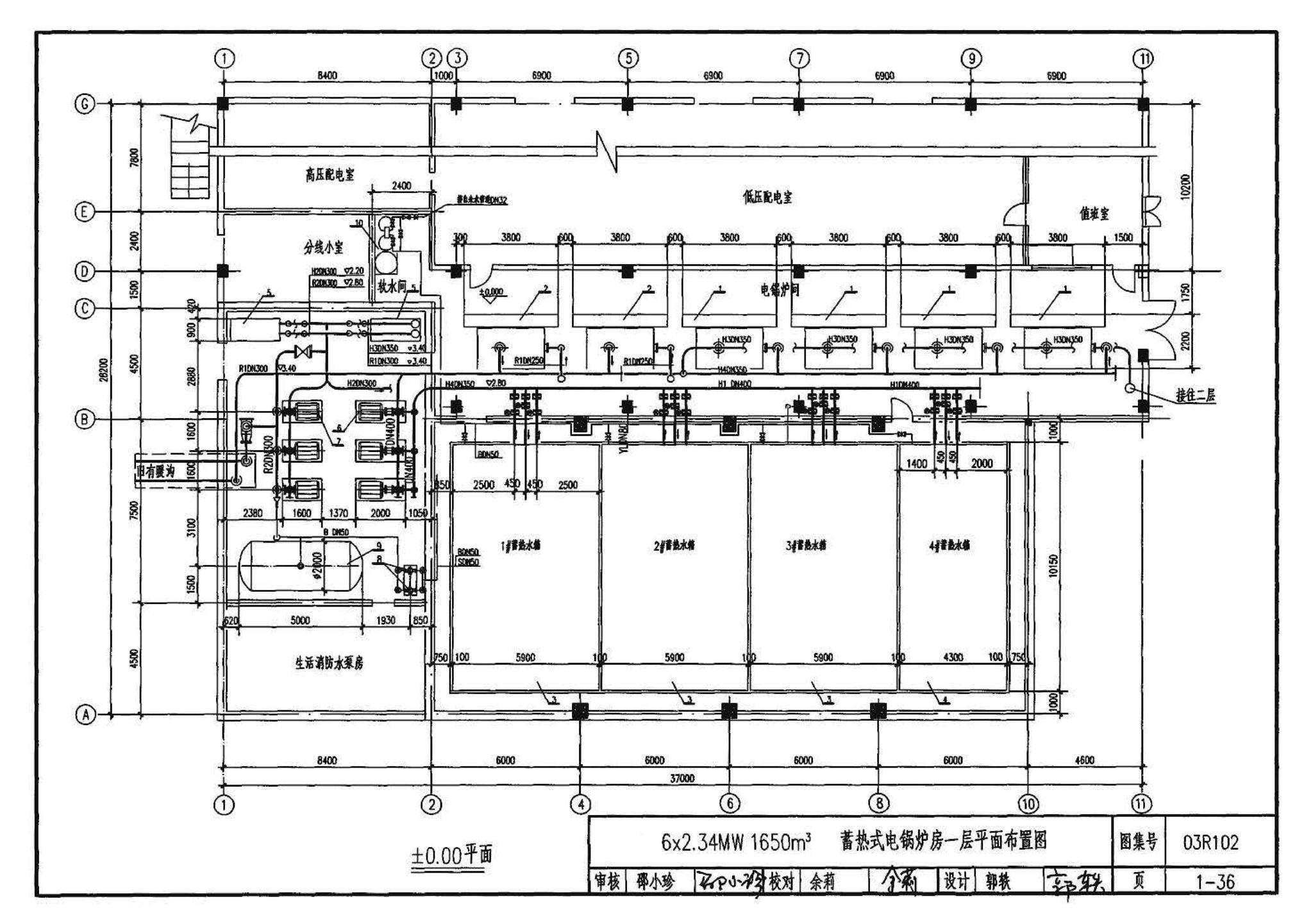 03R102--蓄热式电锅炉房工程设计施工图集