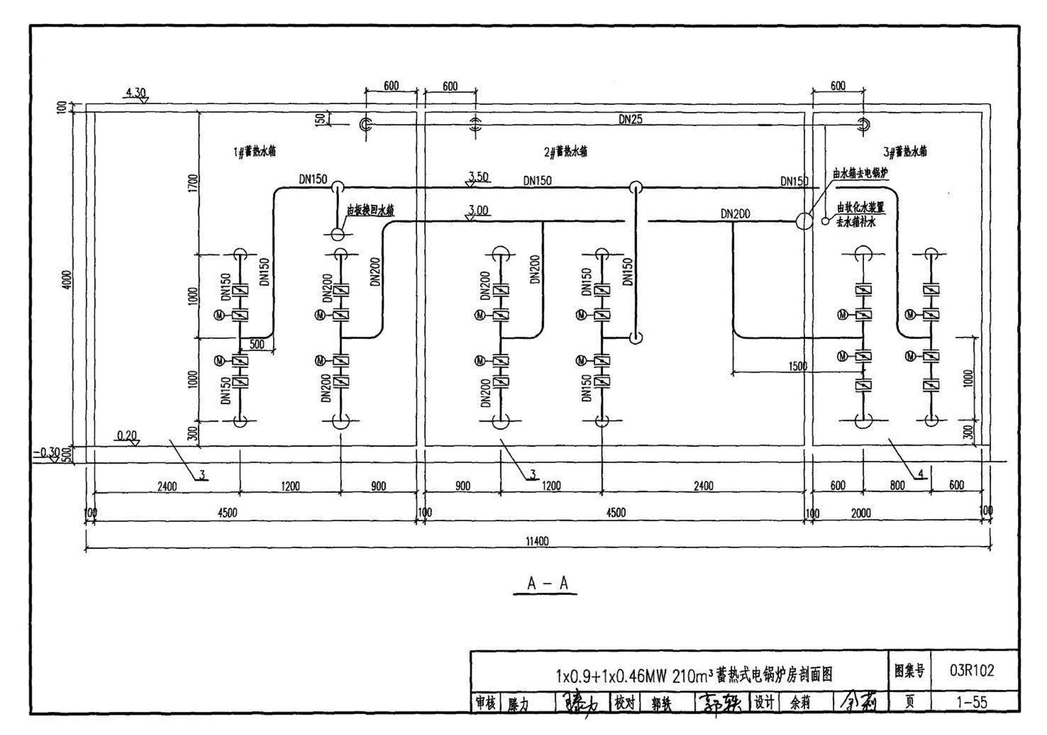 03R102--蓄热式电锅炉房工程设计施工图集