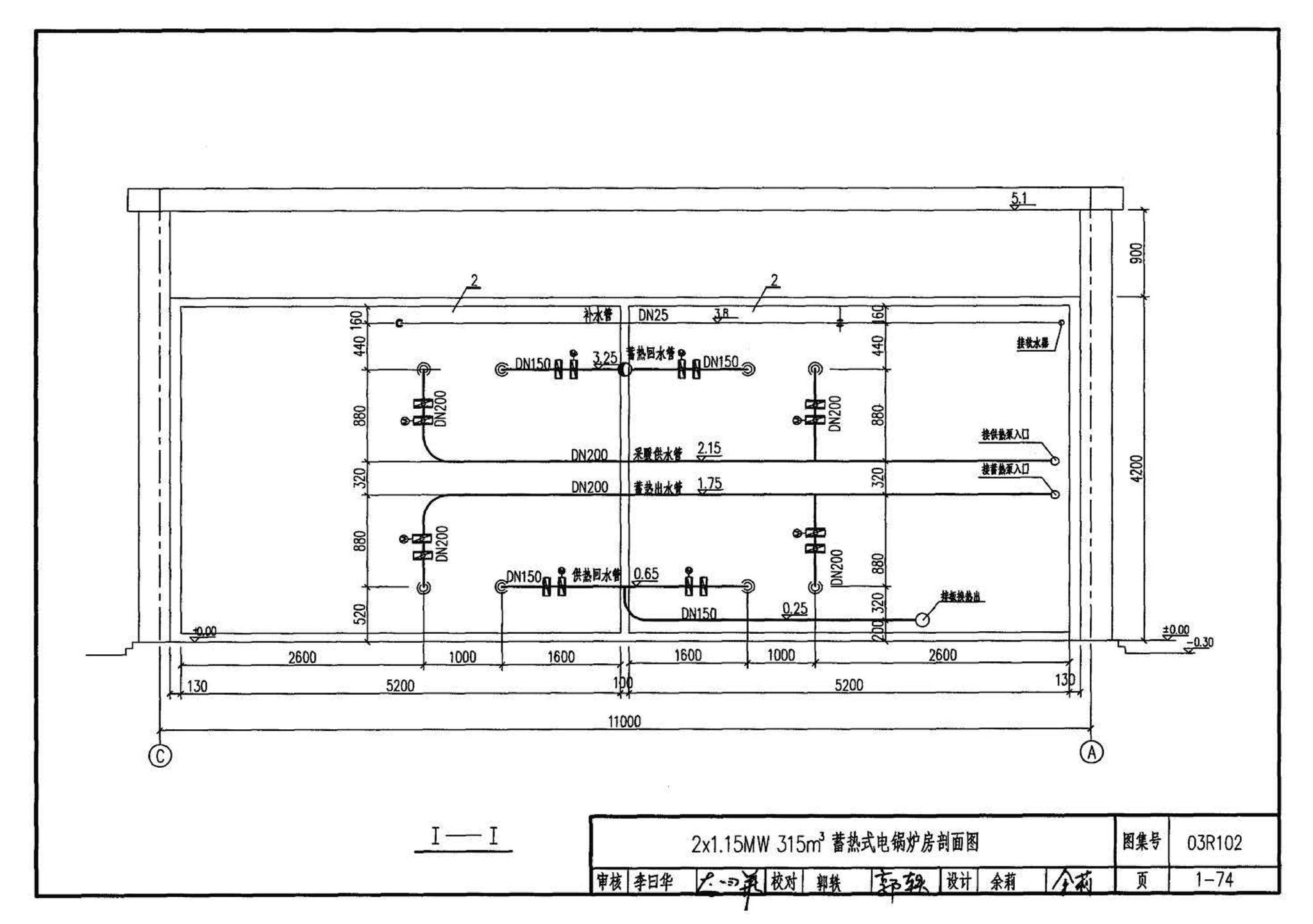 03R102--蓄热式电锅炉房工程设计施工图集