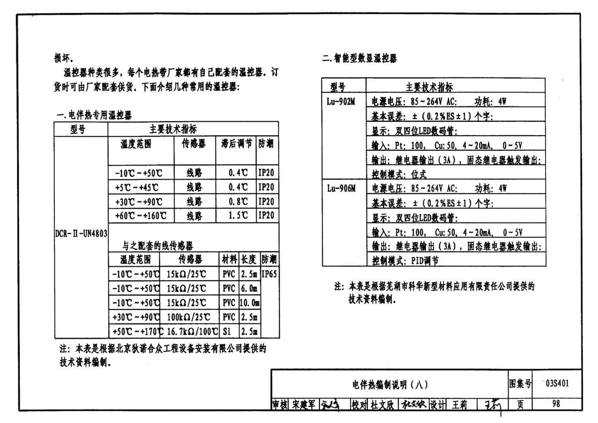 03S401--管道和设备保温、防结露及电伴热