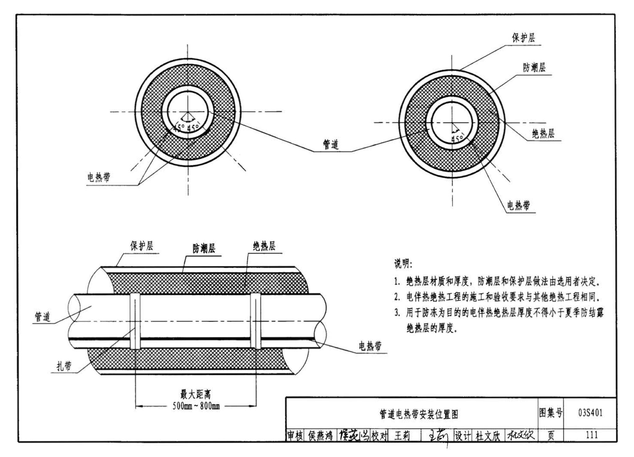 03S401--管道和设备保温、防结露及电伴热