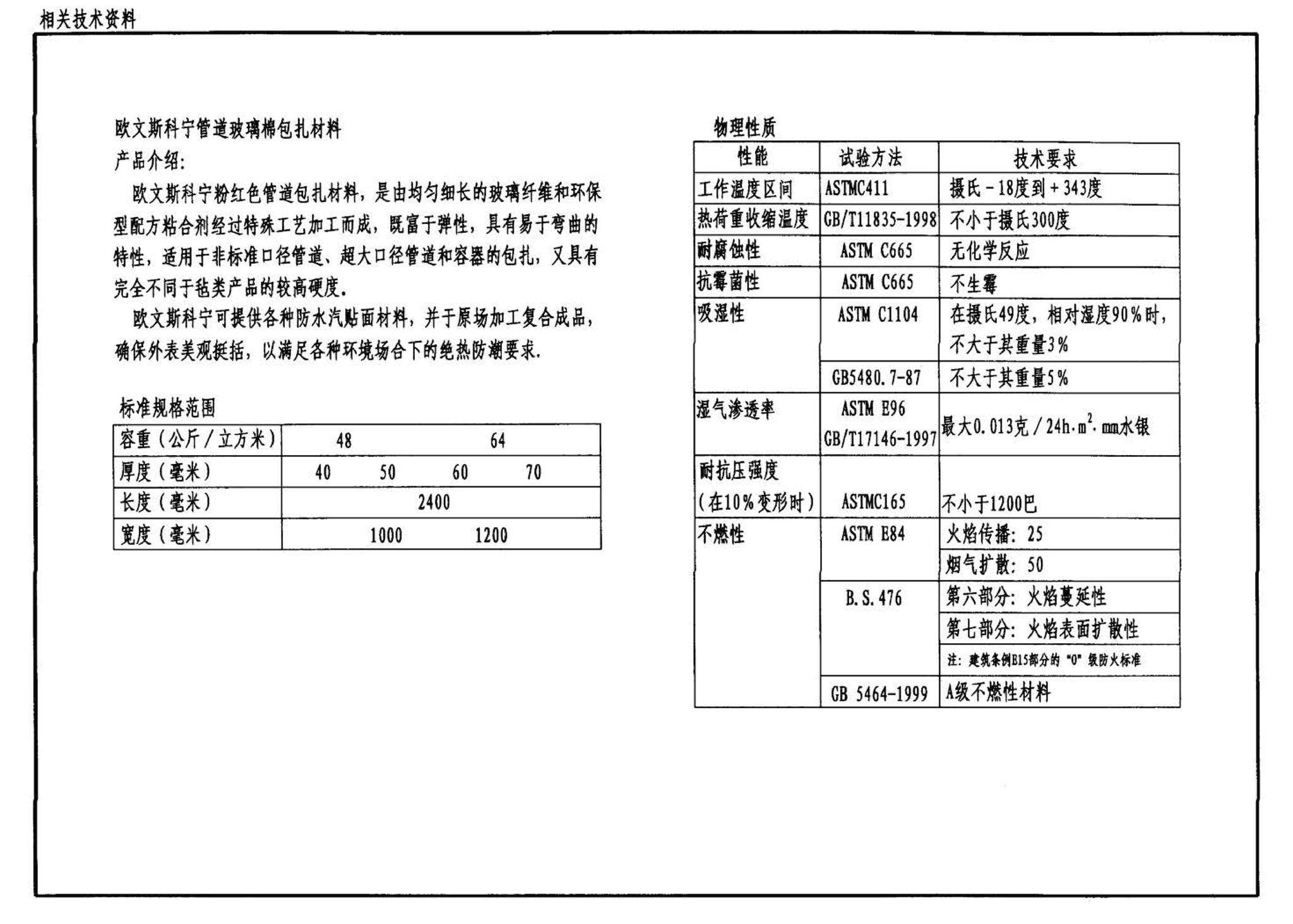 03S401--管道和设备保温、防结露及电伴热