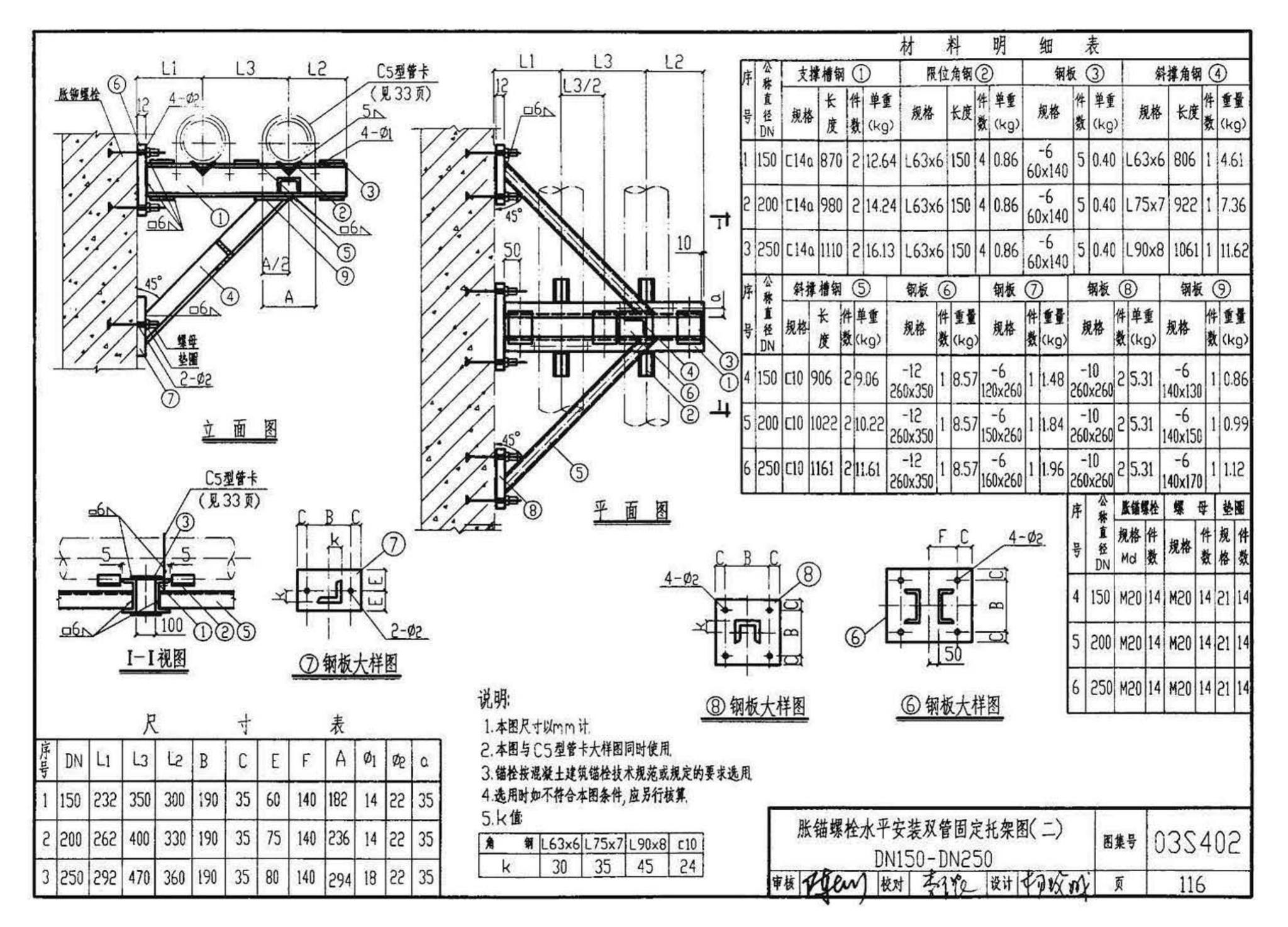 03S402--室内管道支架及吊架