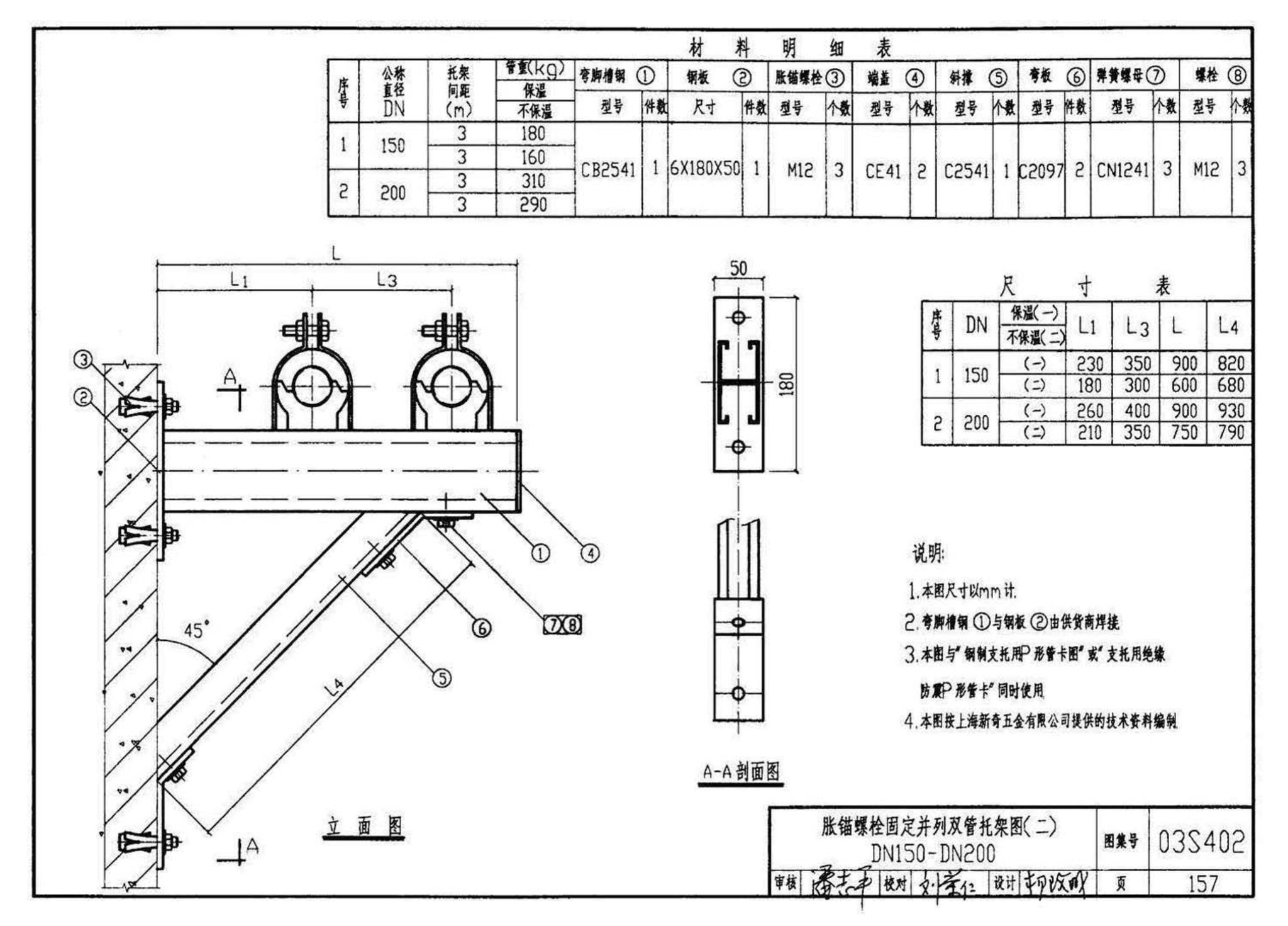 03S402--室内管道支架及吊架