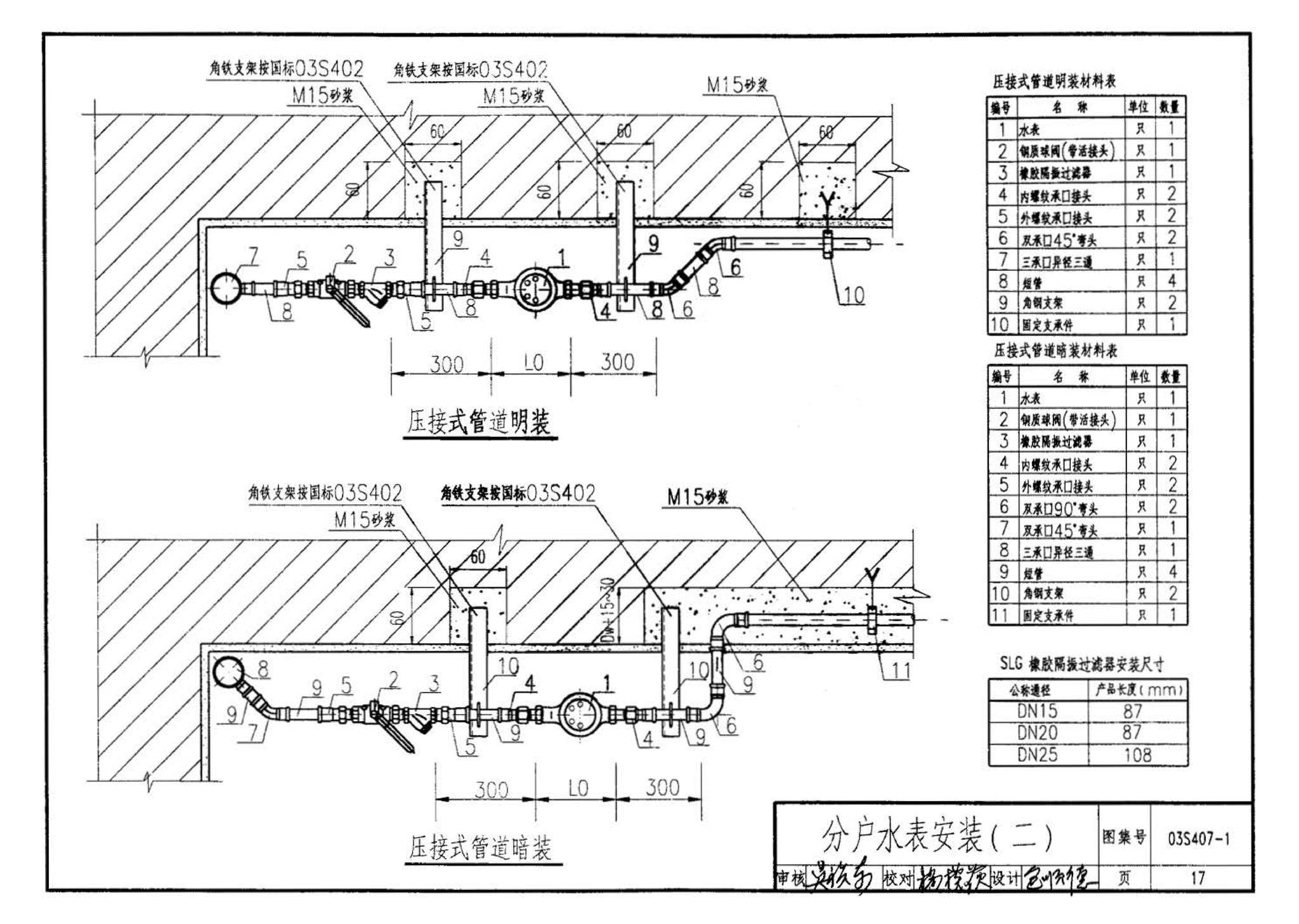 03S407-1--建筑给水金属管道安装－铜管