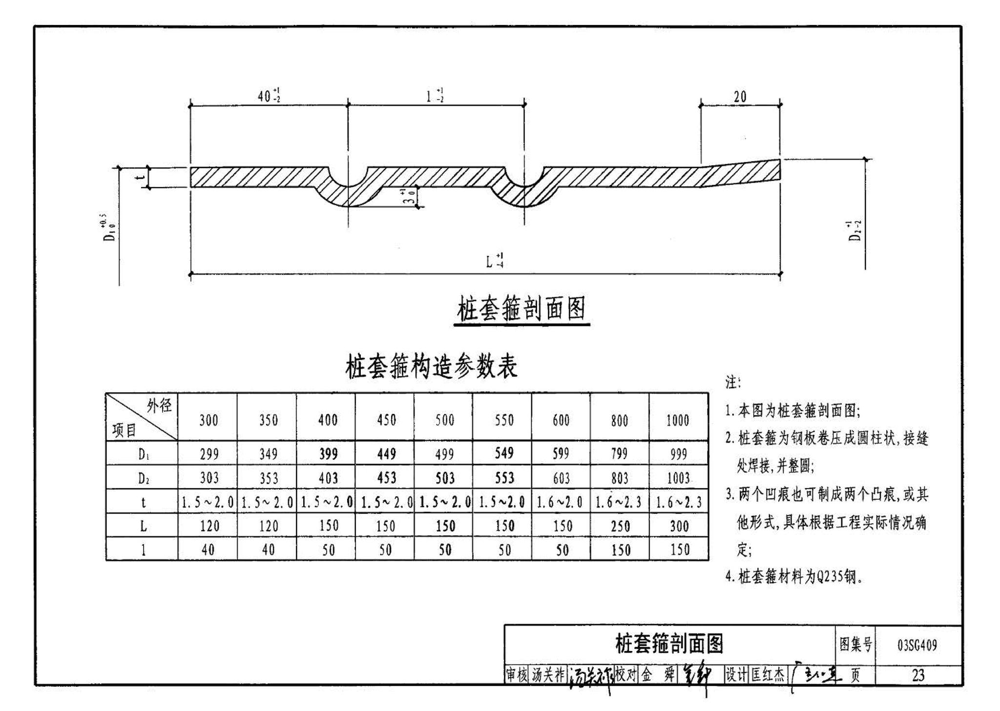 03SG409--预应力混凝土管桩