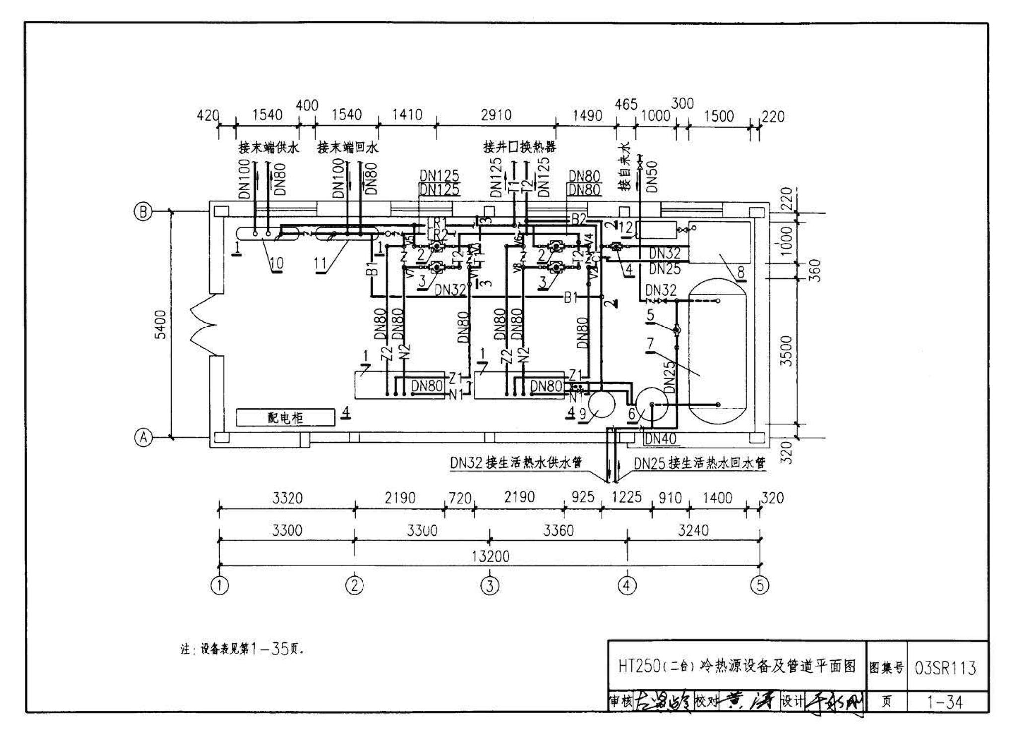 03SR113--中央液态冷热源环境系统设计施工图集