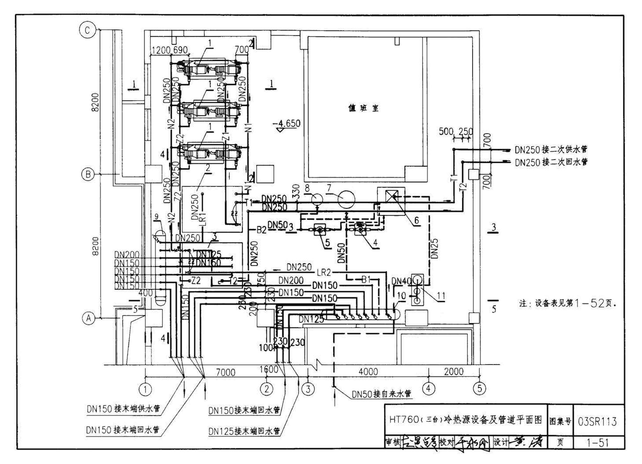 03SR113--中央液态冷热源环境系统设计施工图集