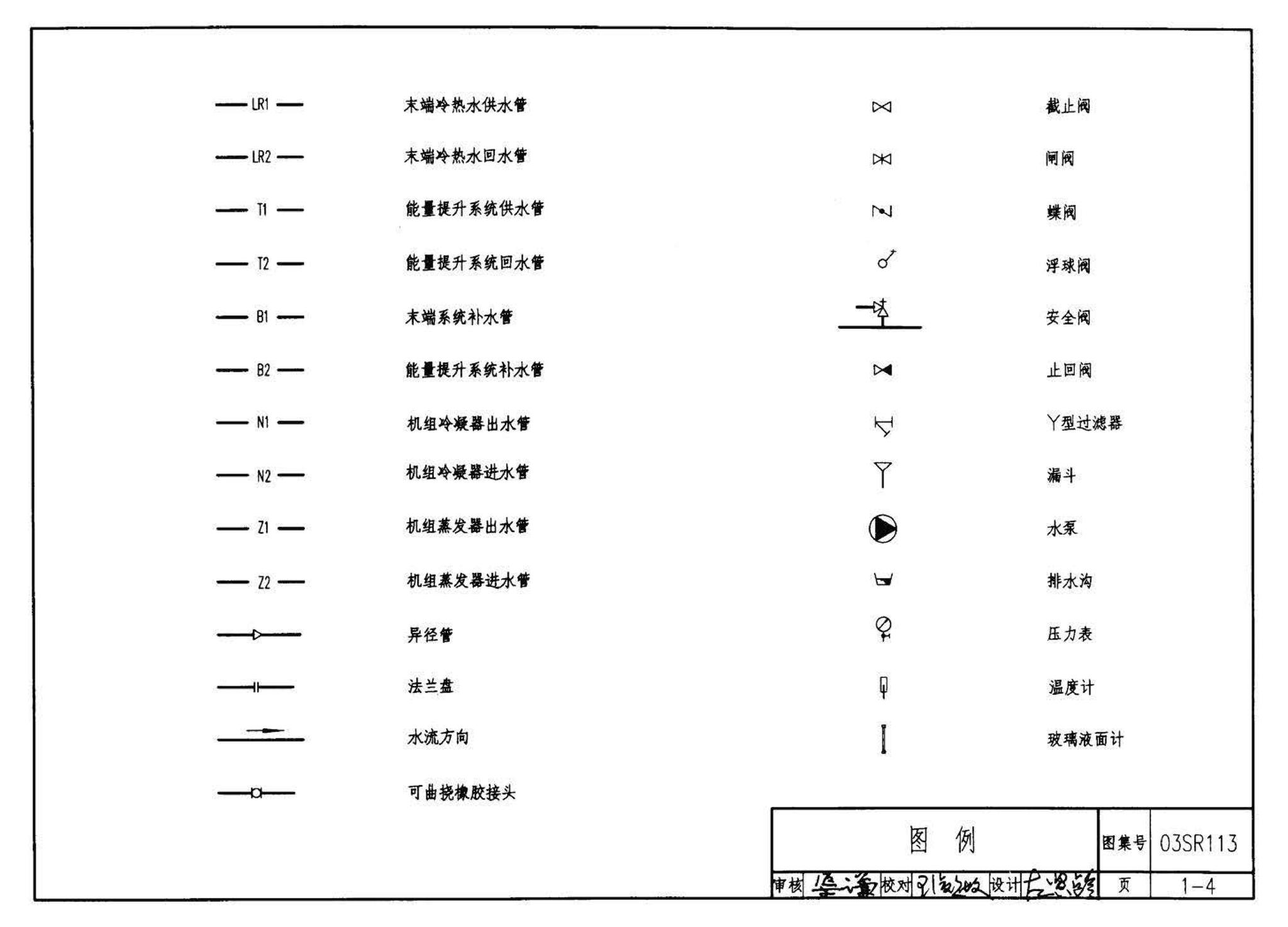 03SR113--中央液态冷热源环境系统设计施工图集