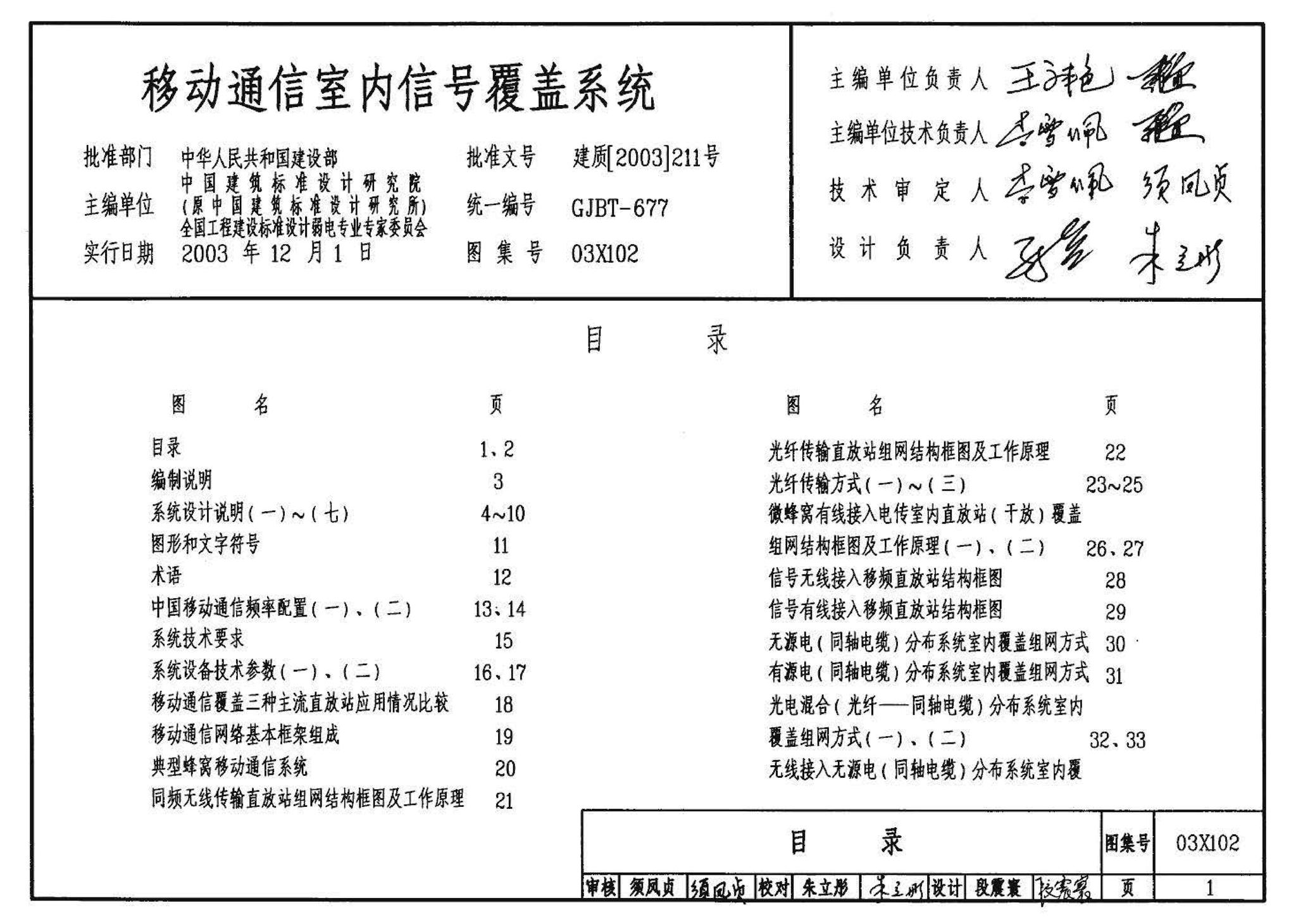 03X102--移动通信室内信号覆盖系统