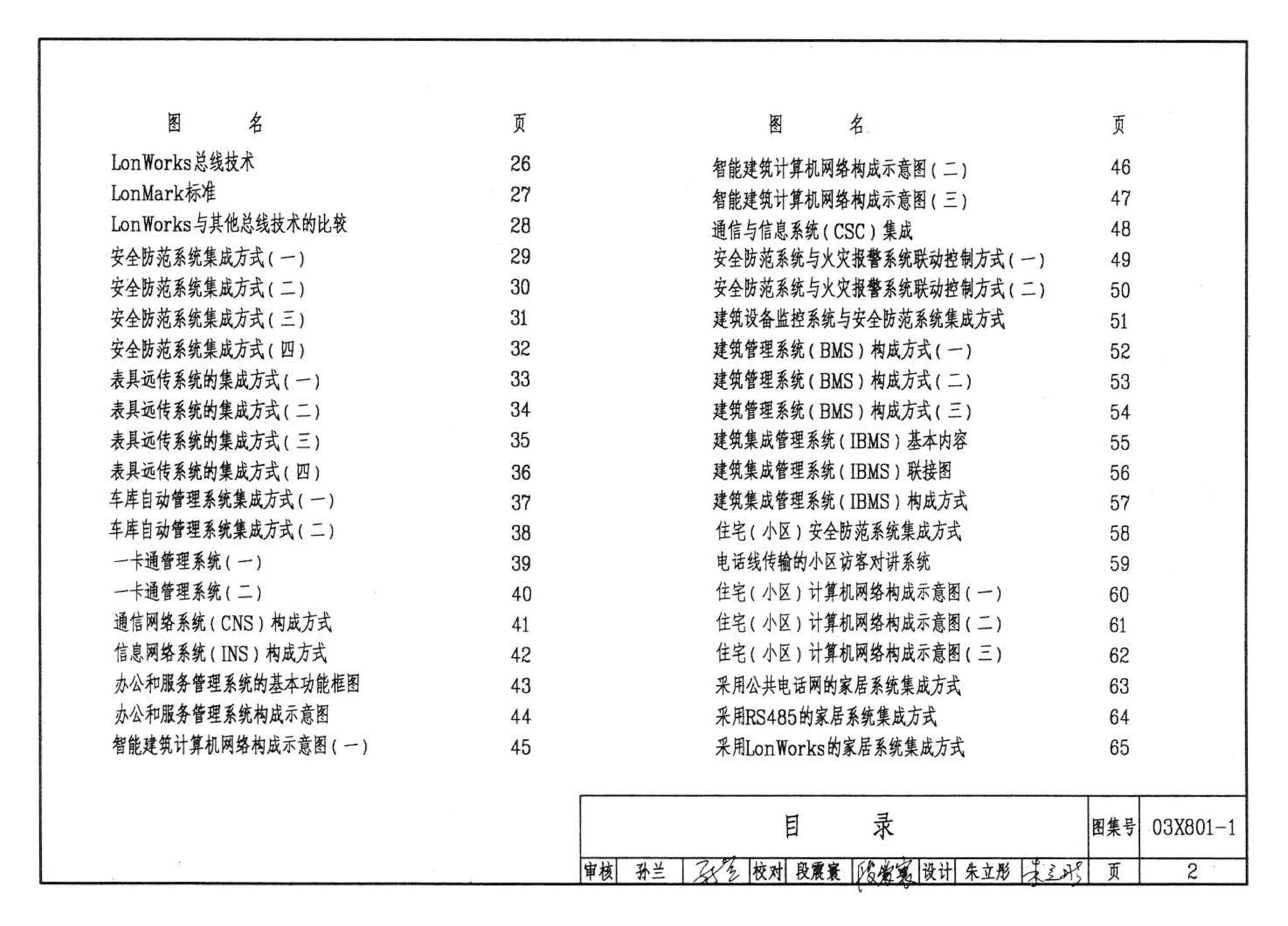 03X801-1--建筑智能化系统集成设计图集